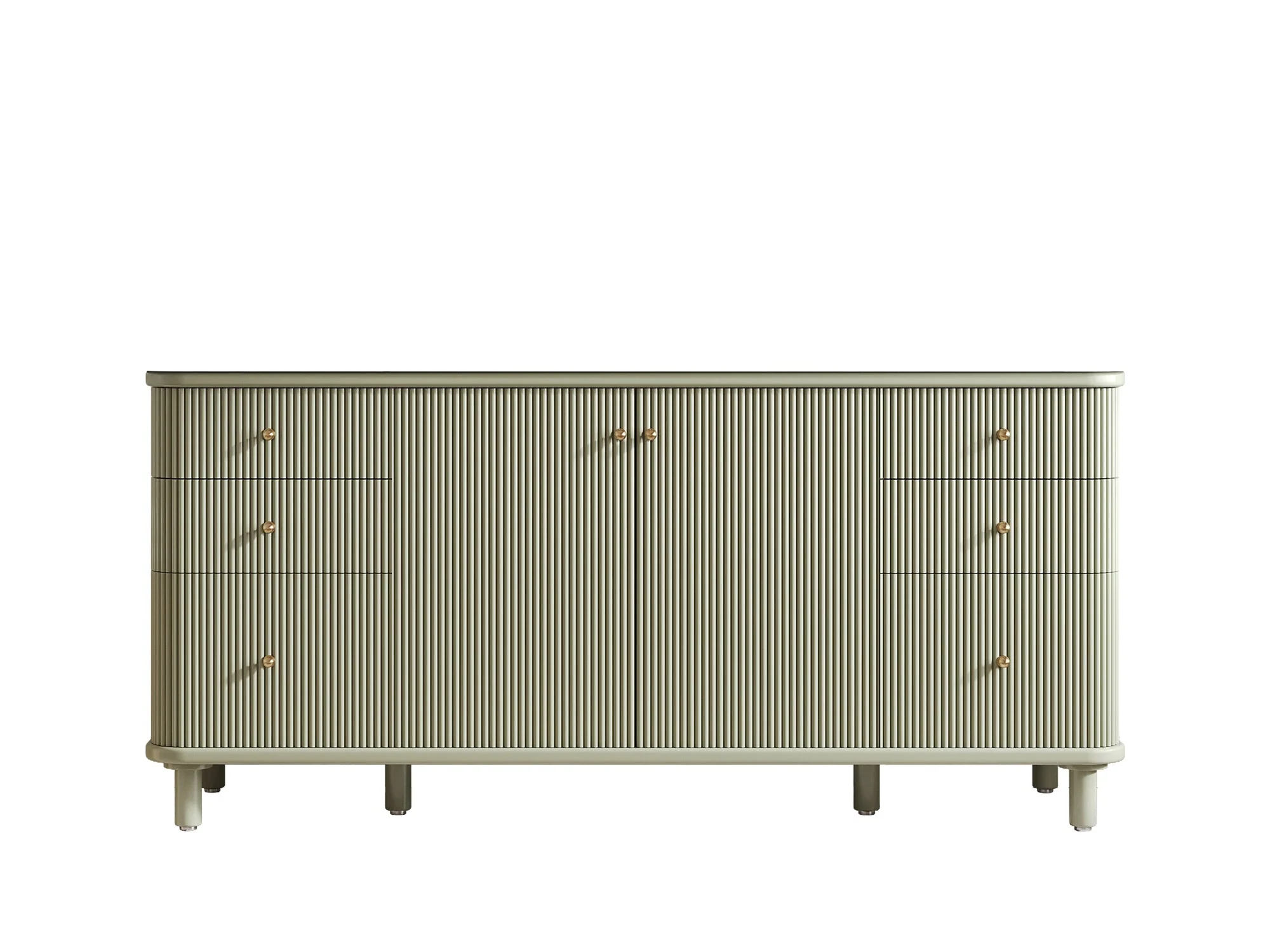 Miami 72 in. W x 22 in. D Fluted Single Sink Bathroom Vanity - Image 6