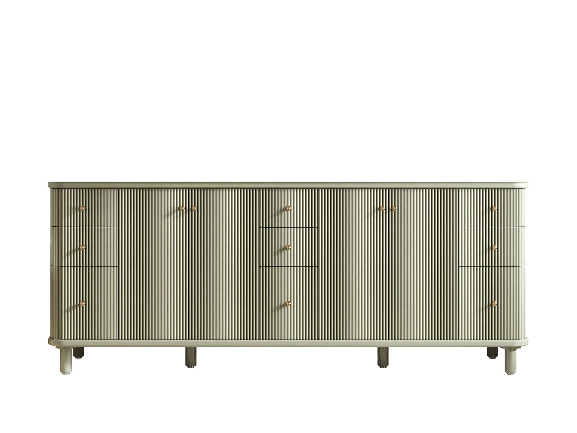 Miami 84 in. W x 22 in. D Double Sink Bathroom Vanity - Image 6