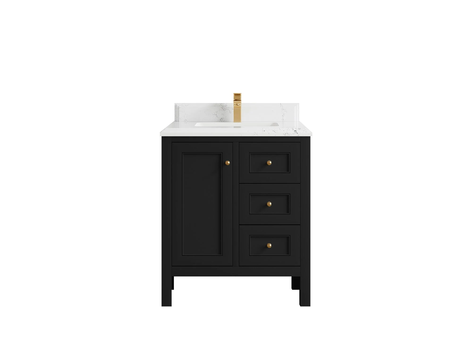 Nashville 30 in. W x 22 in. D Single Sink Bathroom Vanity - Image 36