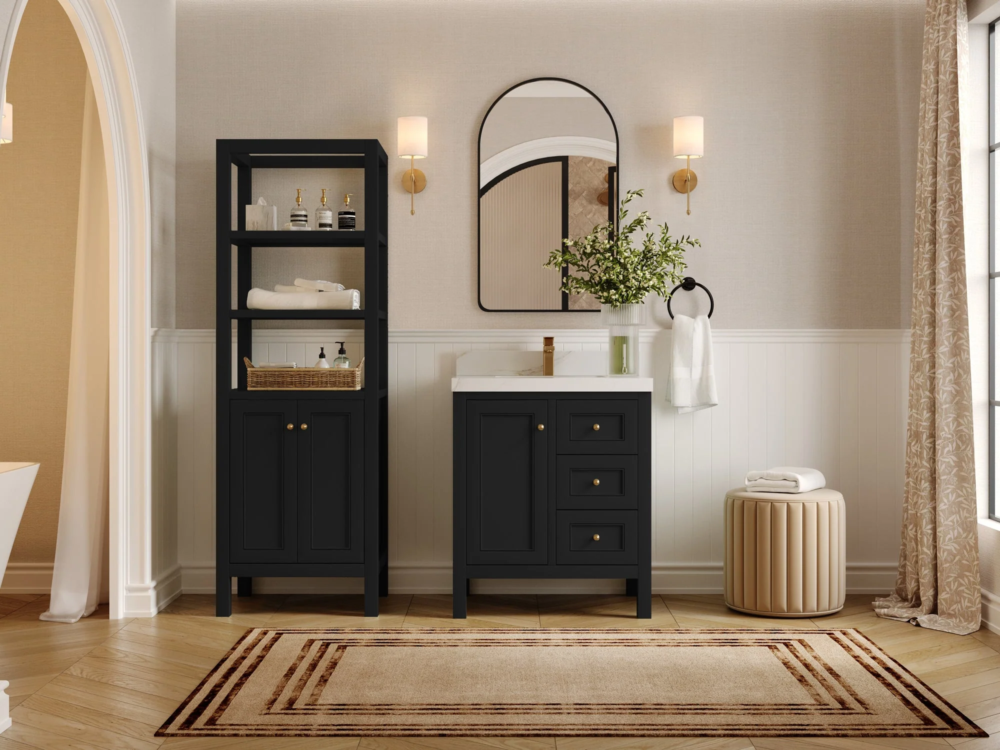 Nashville 30 in. W x 22 in. D Single Sink Bathroom Vanity - Image 4