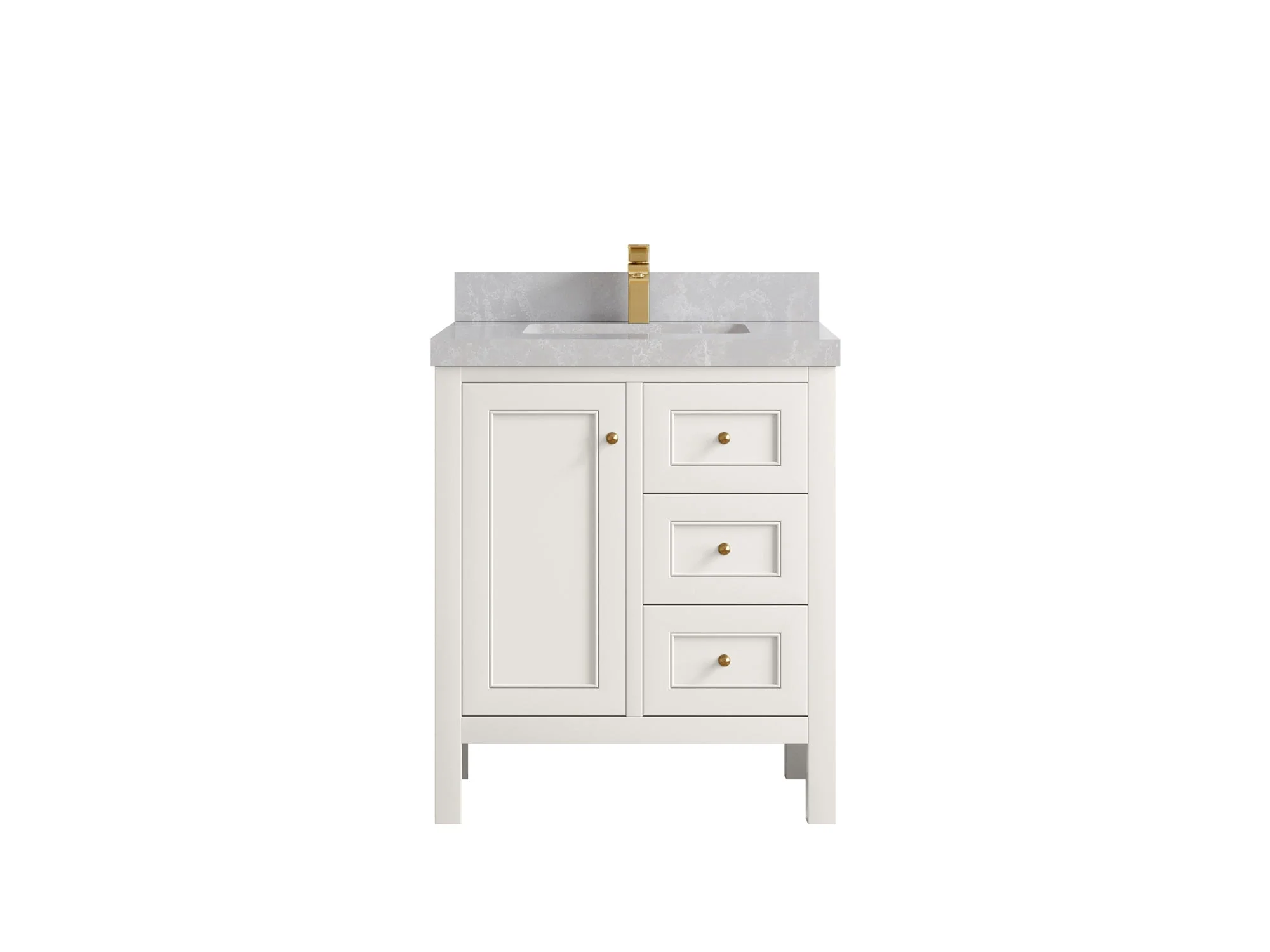 Nashville 30 in. W x 22 in. D Single Sink Bathroom Vanity - Image 41