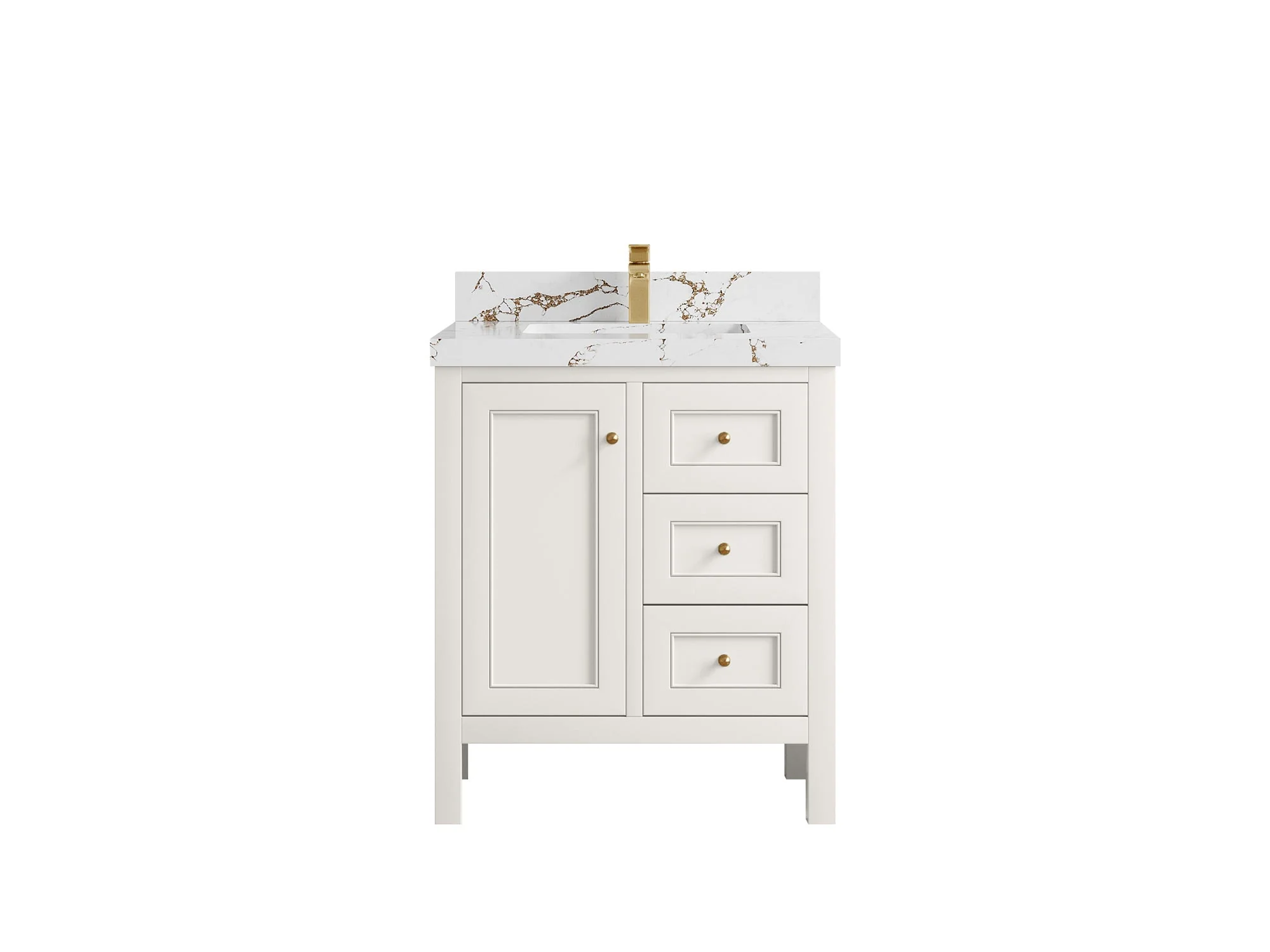 Nashville 30 in. W x 22 in. D Single Sink Bathroom Vanity - Image 45