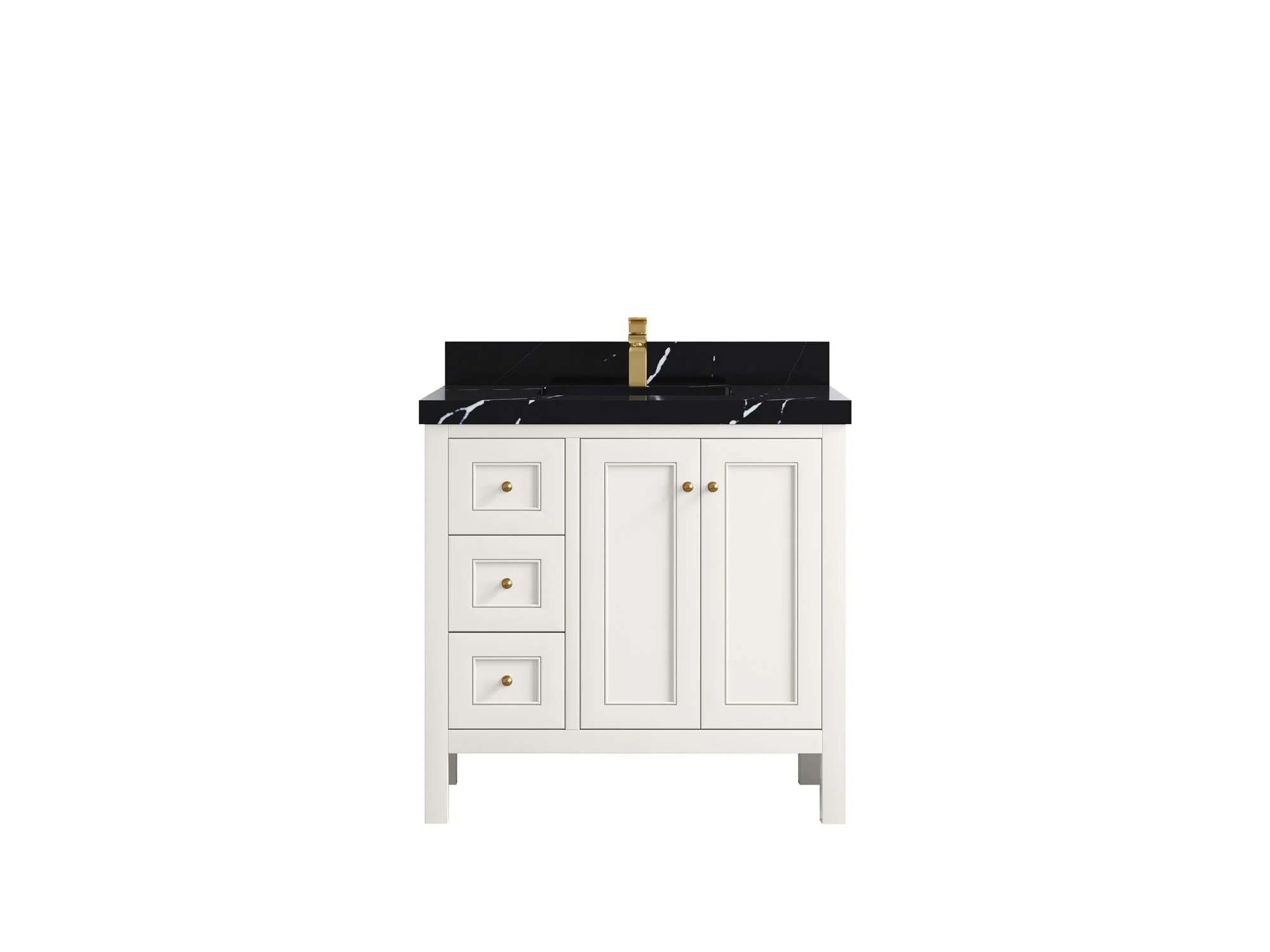 Nashville 36 in. W x 22 in. D Center Sink Bathroom Vanity - Image 17