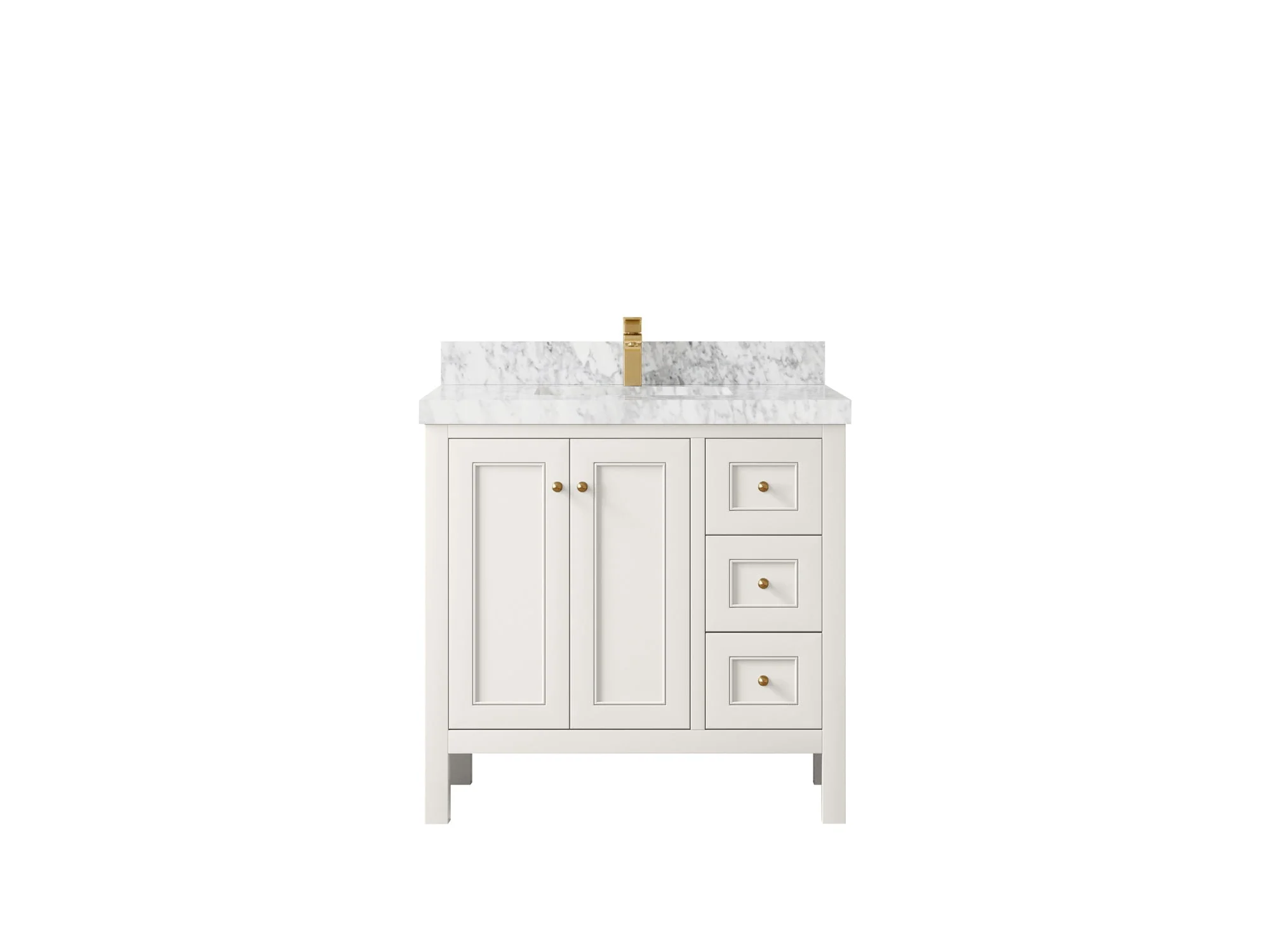 Nashville 36 in. W x 22 in. D Center Sink Bathroom Vanity - Image 29