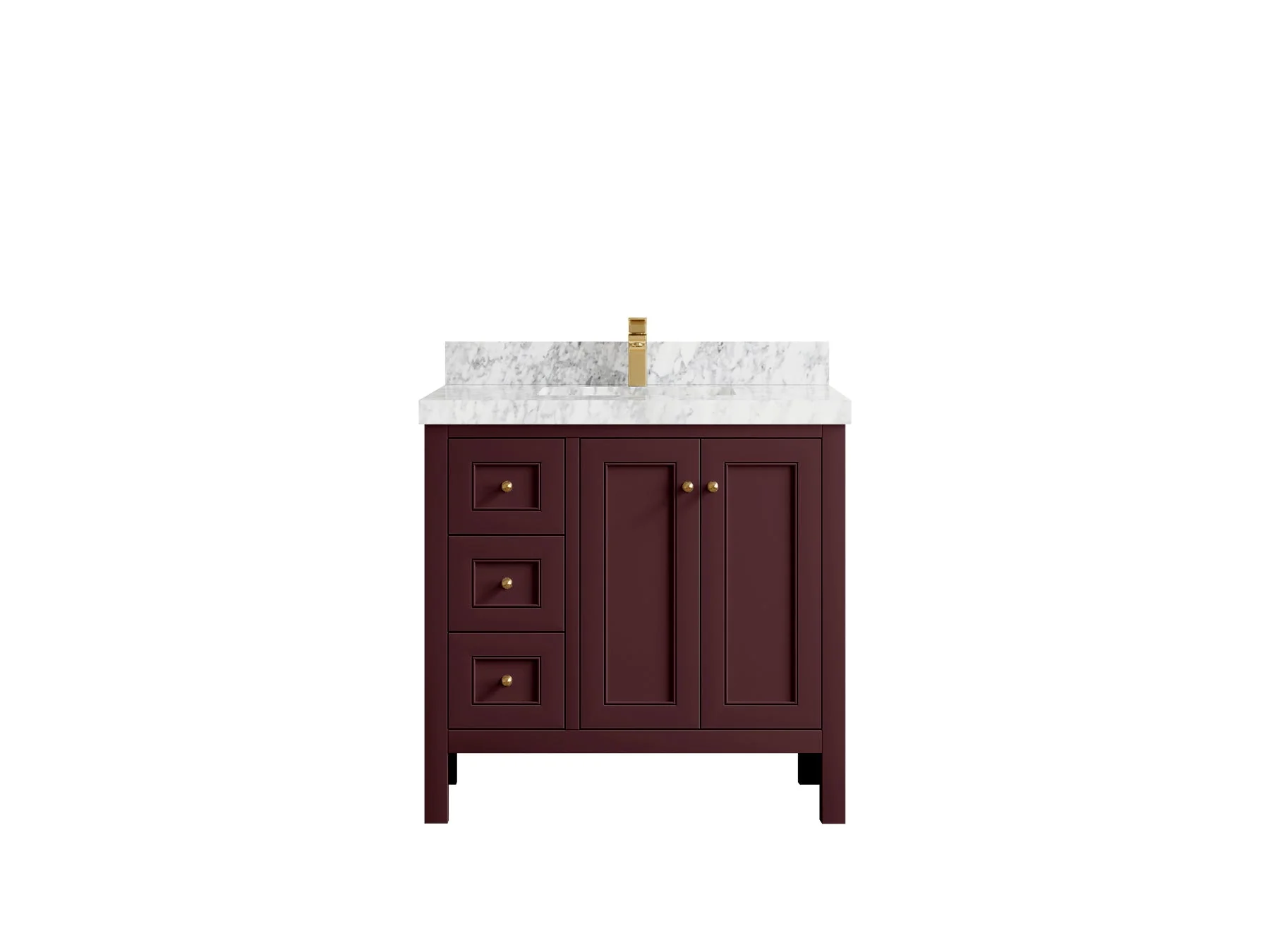 Nashville 36 in. W x 22 in. D Center Sink Bathroom Vanity - Image 13