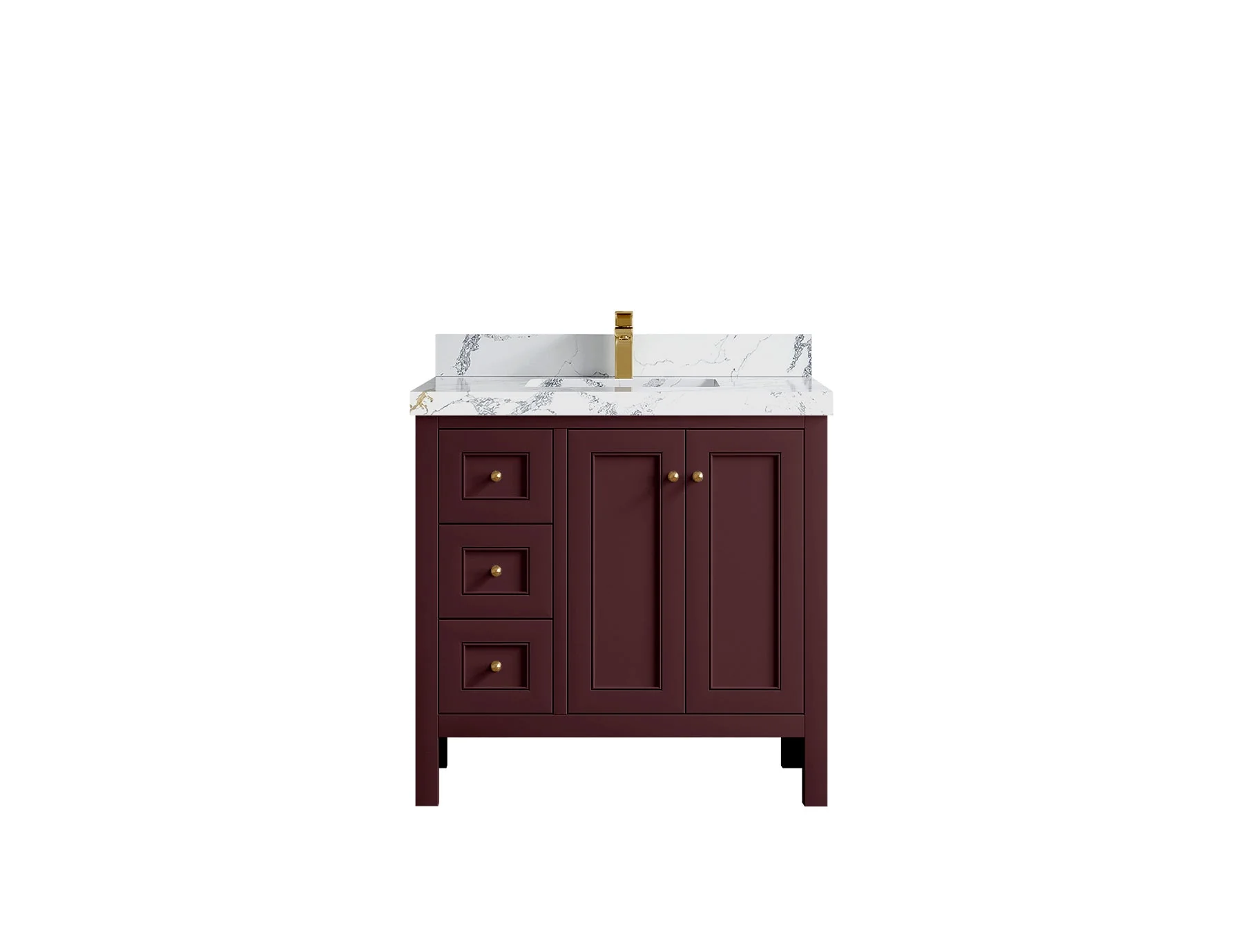 Nashville 36 in. W x 22 in. D Center Sink Bathroom Vanity - Image 15