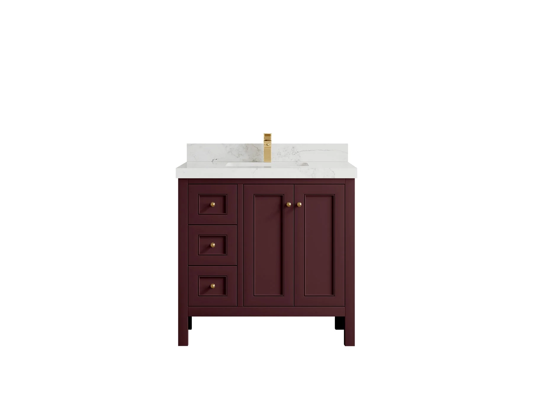 Nashville 36 in. W x 22 in. D Center Sink Bathroom Vanity - Image 19