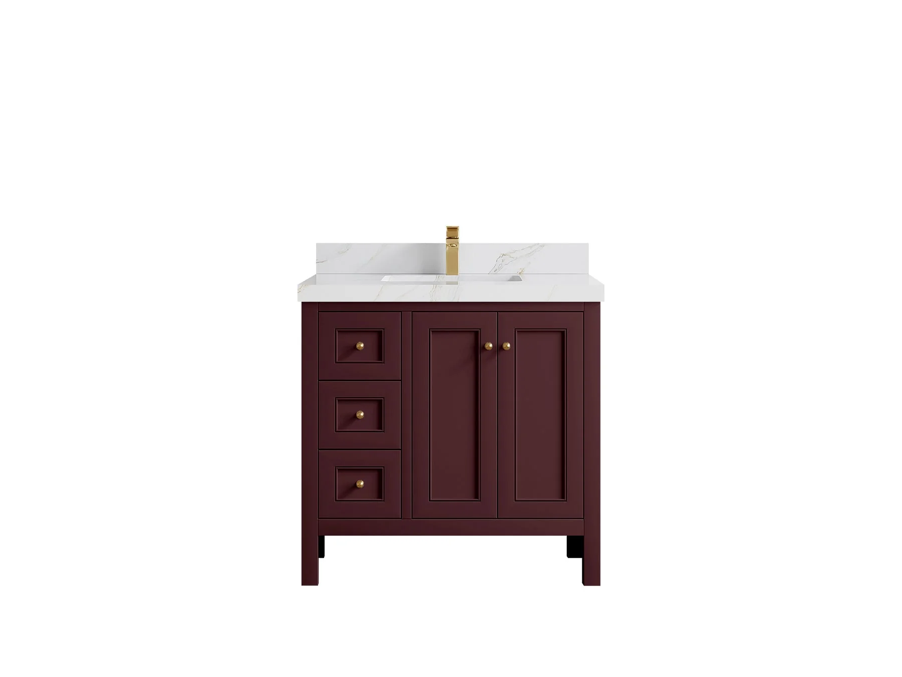 Nashville 36 in. W x 22 in. D Center Sink Bathroom Vanity - Image 27