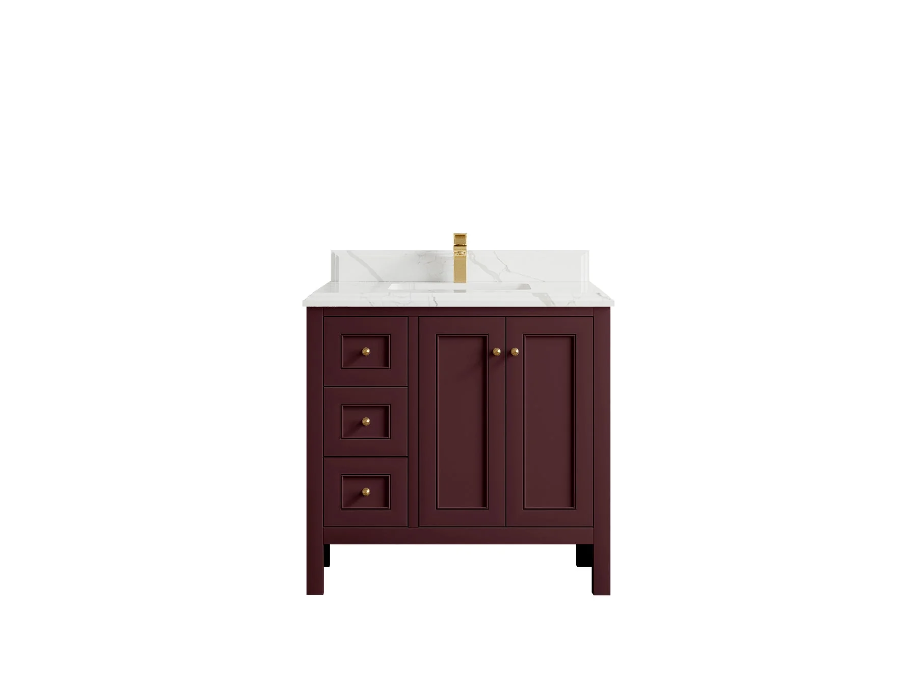 Nashville 36 in. W x 22 in. D Center Sink Bathroom Vanity - Image 29