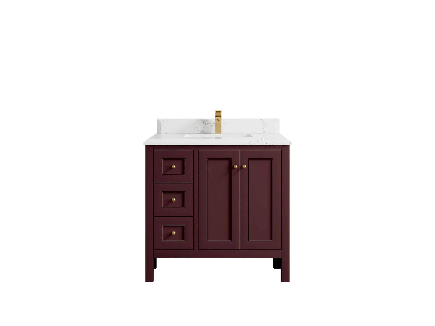 Nashville 36 in. W x 22 in. D Center Sink Bathroom Vanity - Image 31