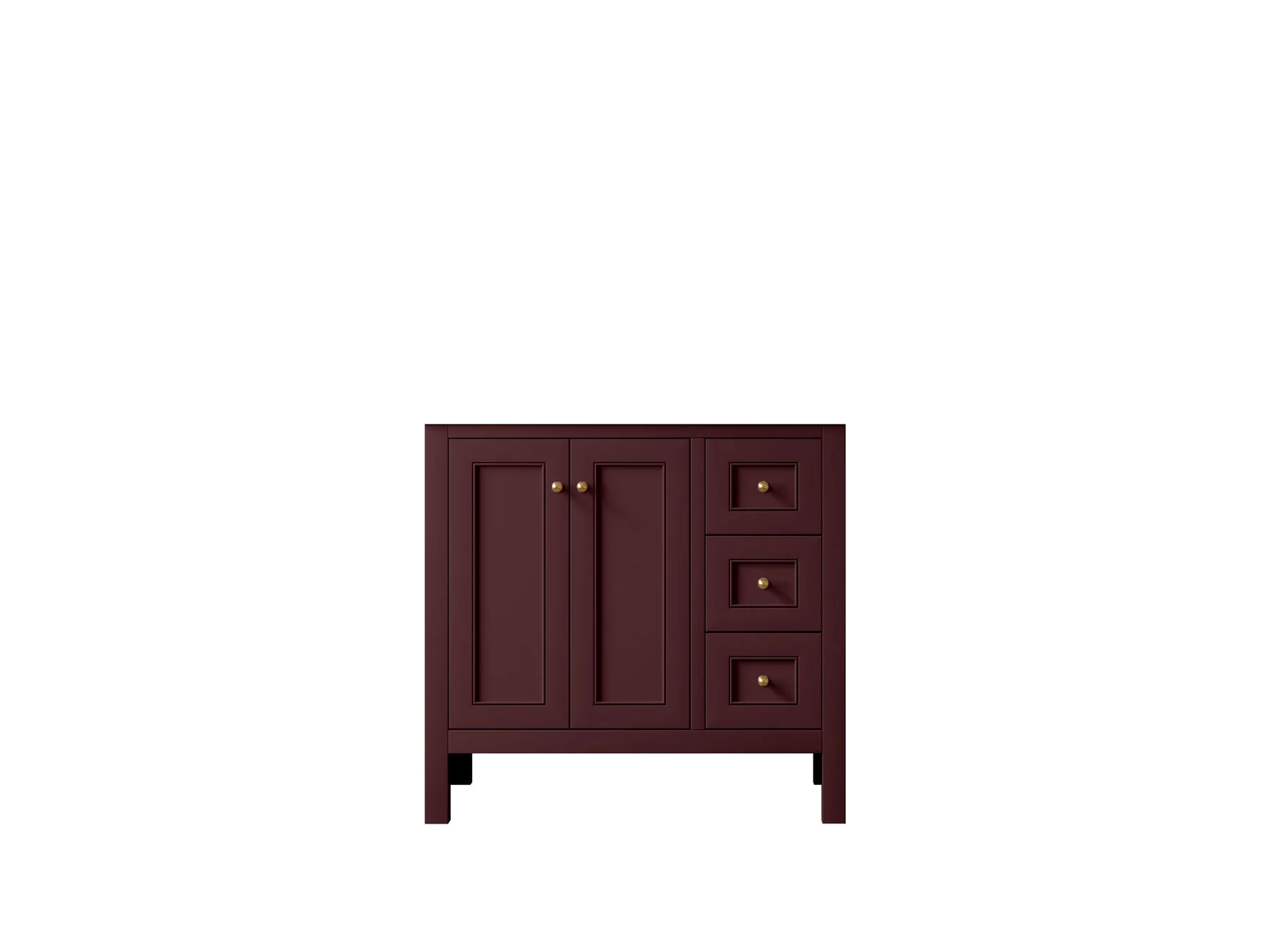 Nashville 36 in. W x 22 in. D Center Sink Bathroom Vanity - Image 5