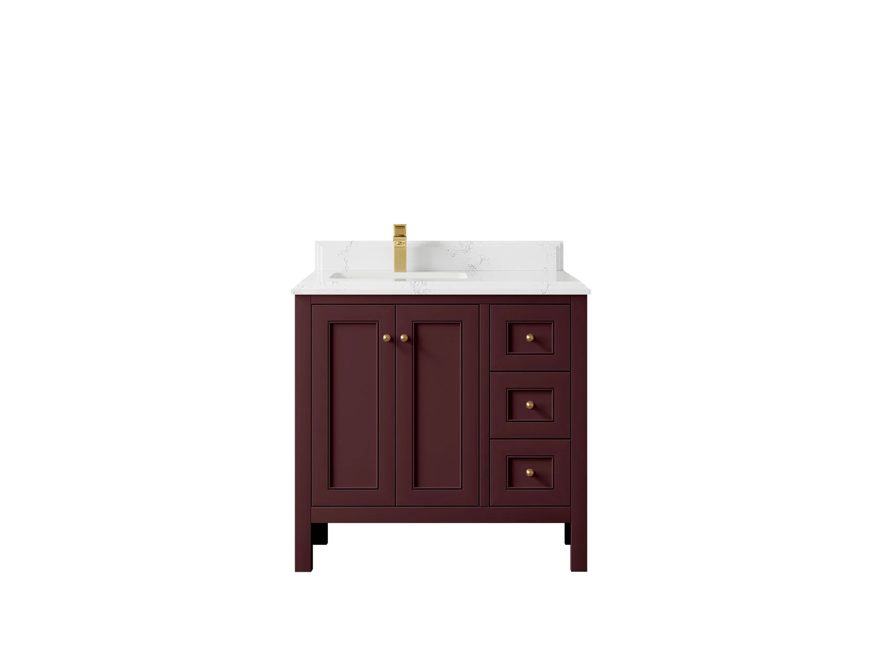 Nashville 36 in. W x 22 in. D Left Offset Sink Bathroom Vanity - Image 22