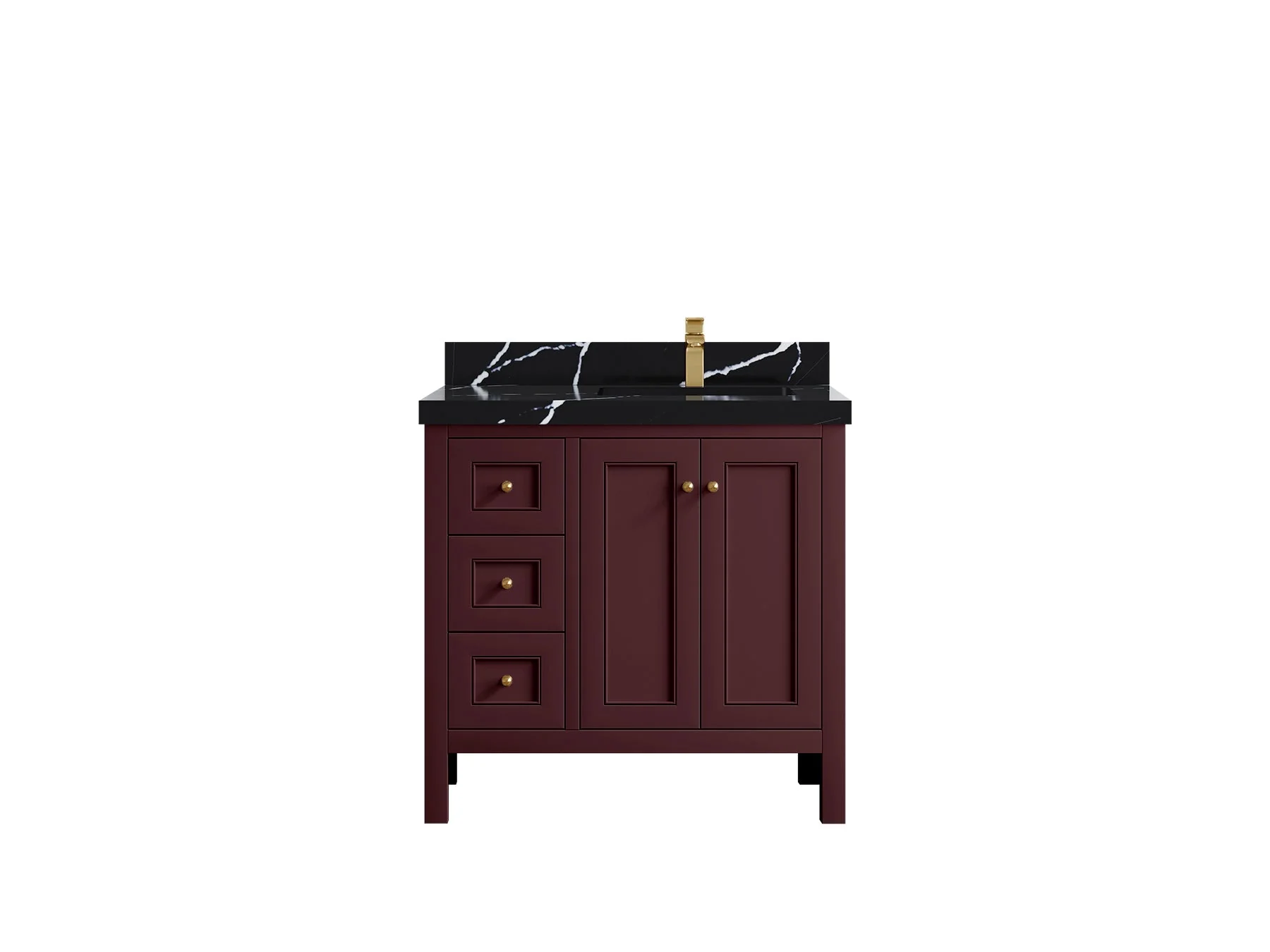 Nashville 36 in. W x 22 in D Right Offset Sink Bathroom Vanity - Image 12