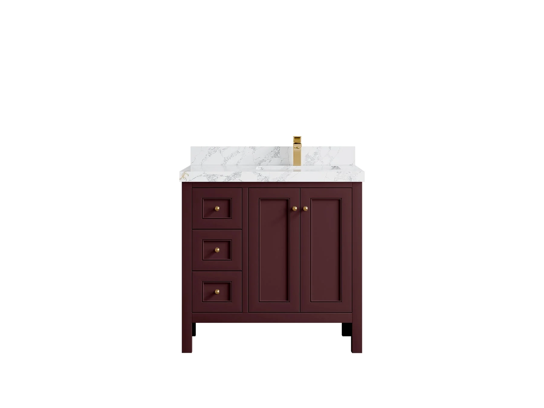 Nashville 36 in. W x 22 in D Right Offset Sink Bathroom Vanity - Image 28