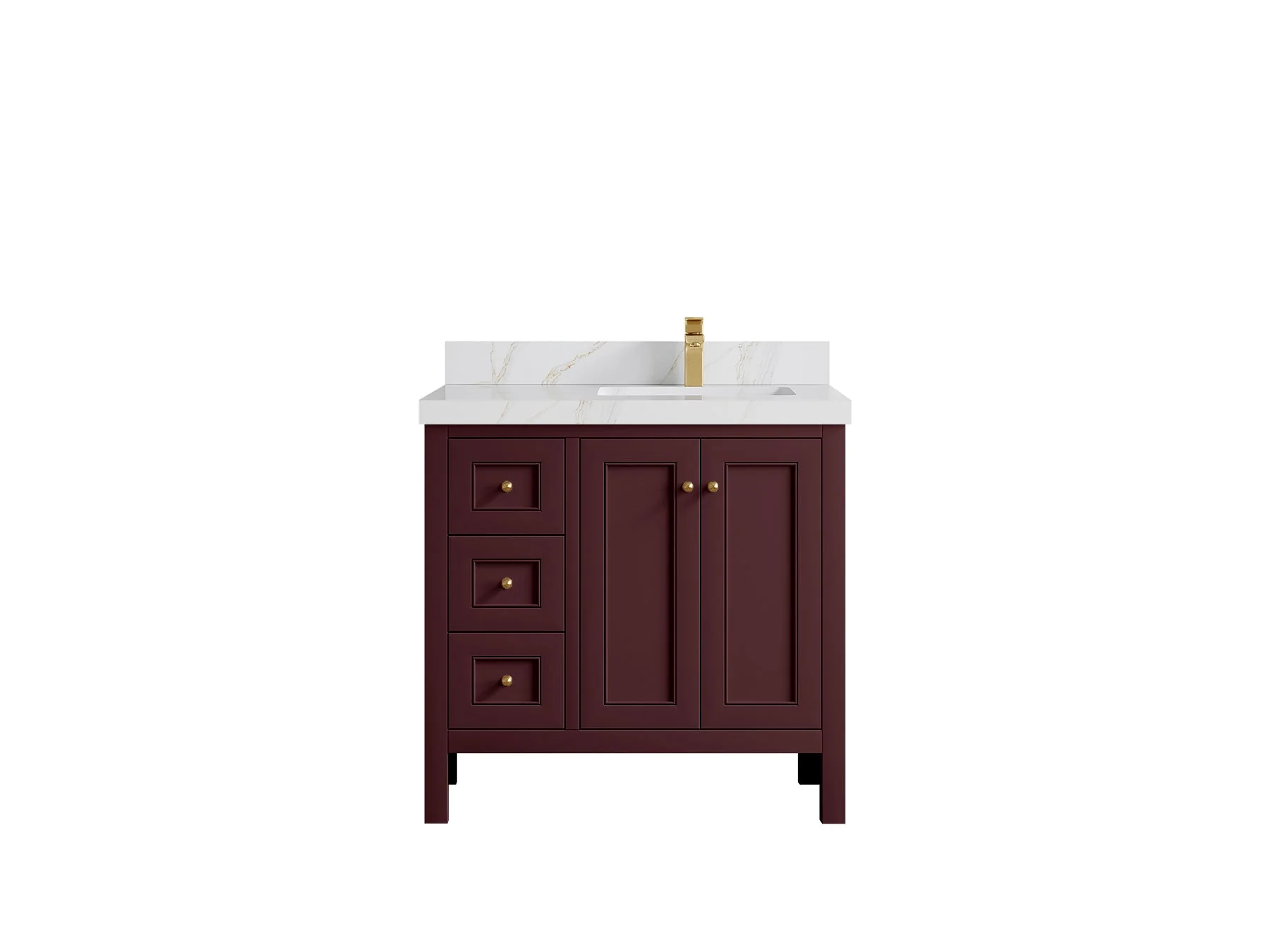 Nashville 36 in. W x 22 in D Right Offset Sink Bathroom Vanity - Image 30
