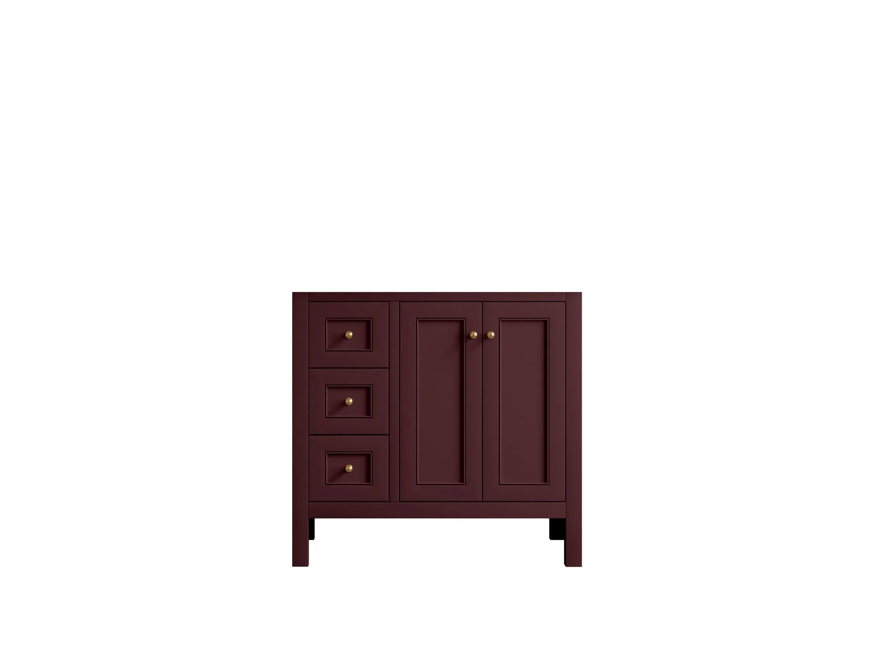 Nashville 36 in. W x 22 in D Right Offset Sink Bathroom Vanity - Image 49