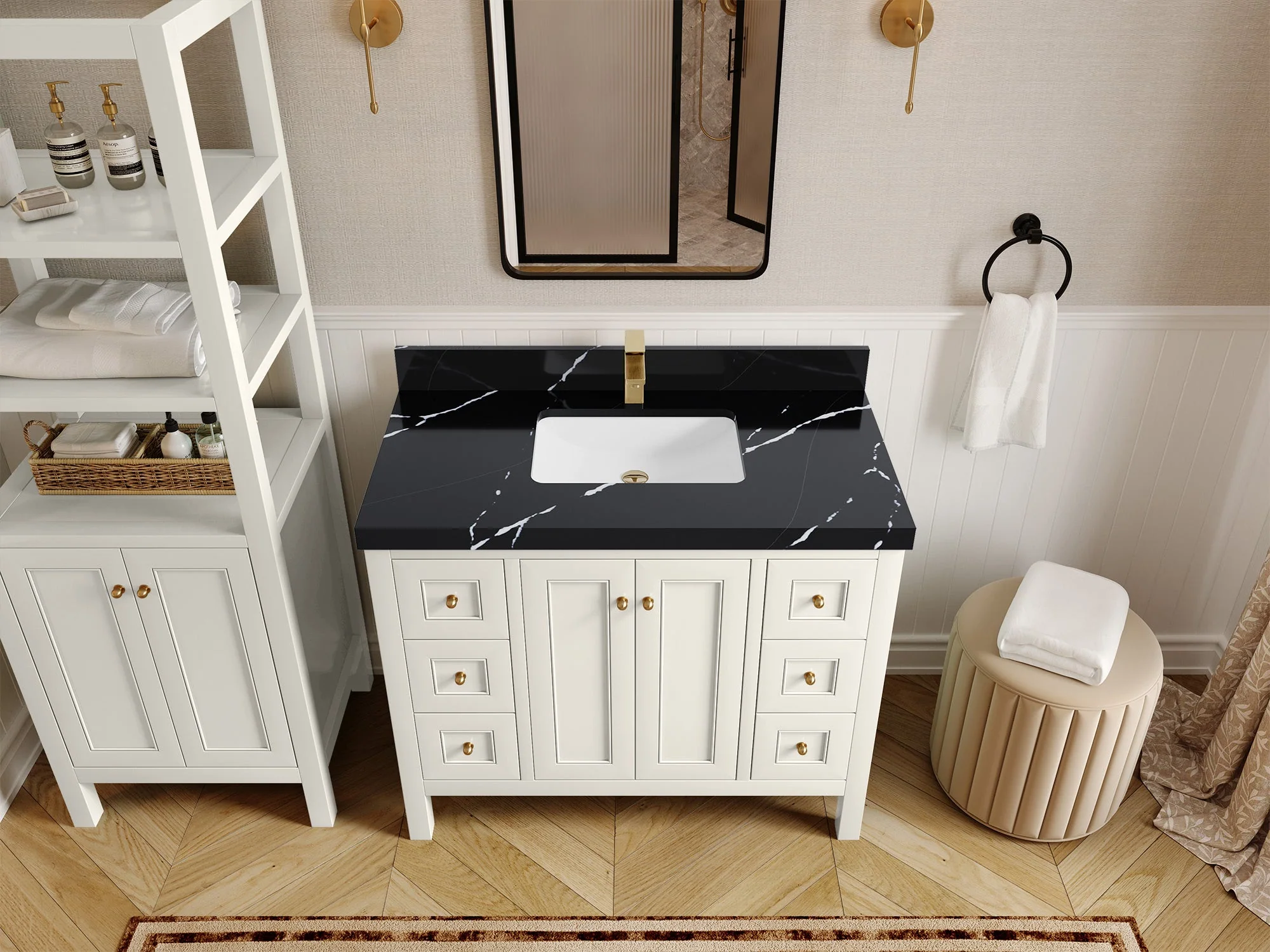 Nashville 42 in. W x 22 in. D Single Sink Bathroom Vanity - Image 16