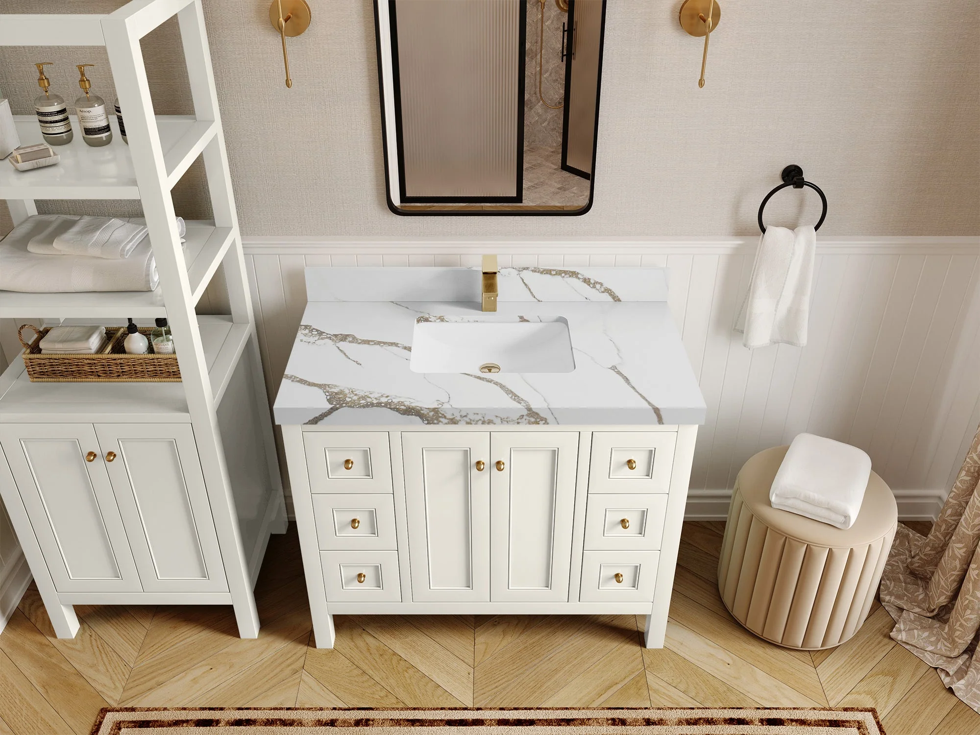 Nashville 42 in. W x 22 in. D Single Sink Bathroom Vanity - Image 18
