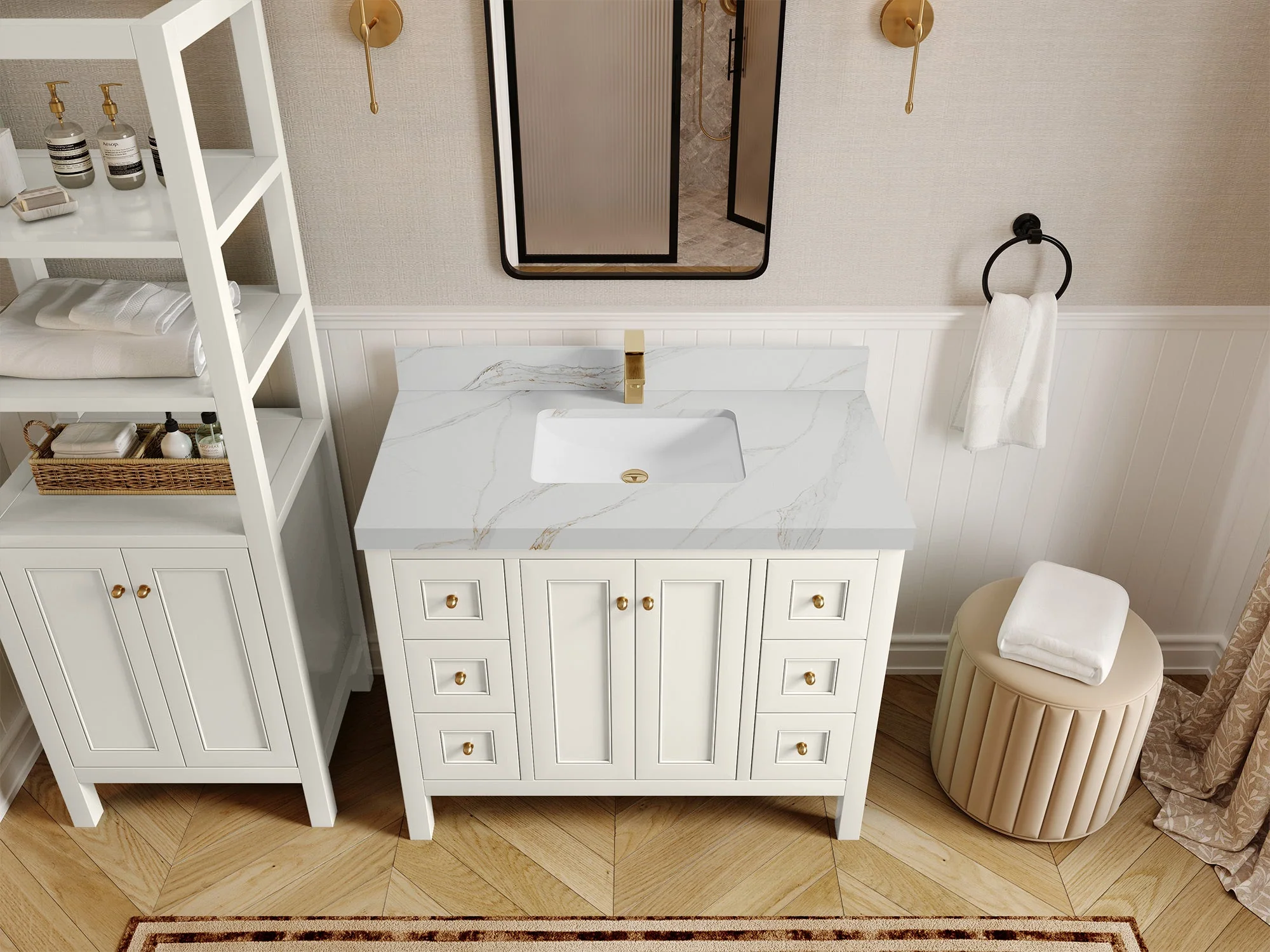 Nashville 42 in. W x 22 in. D Single Sink Bathroom Vanity - Image 22