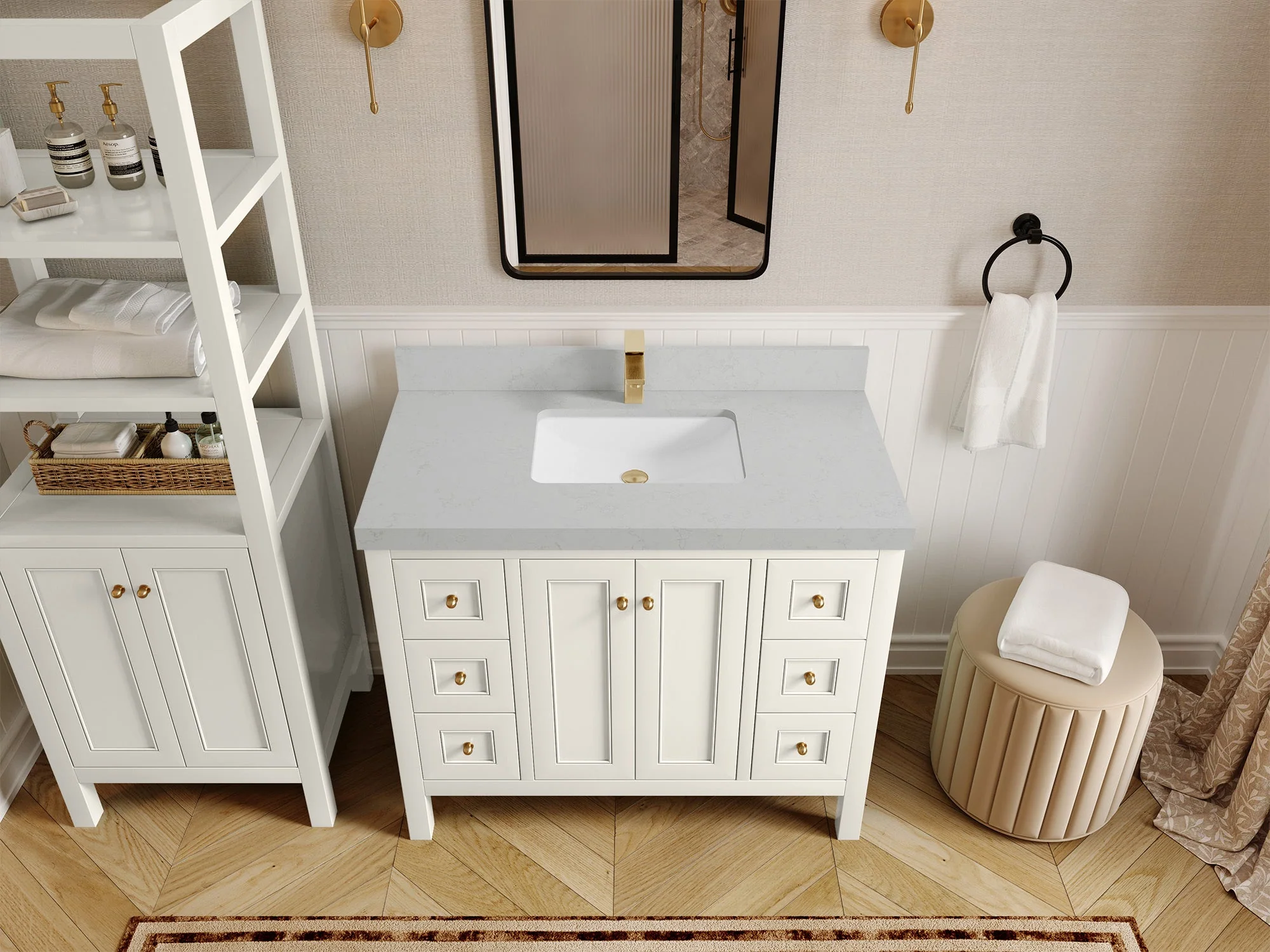Nashville 42 in. W x 22 in. D Single Sink Bathroom Vanity - Image 26