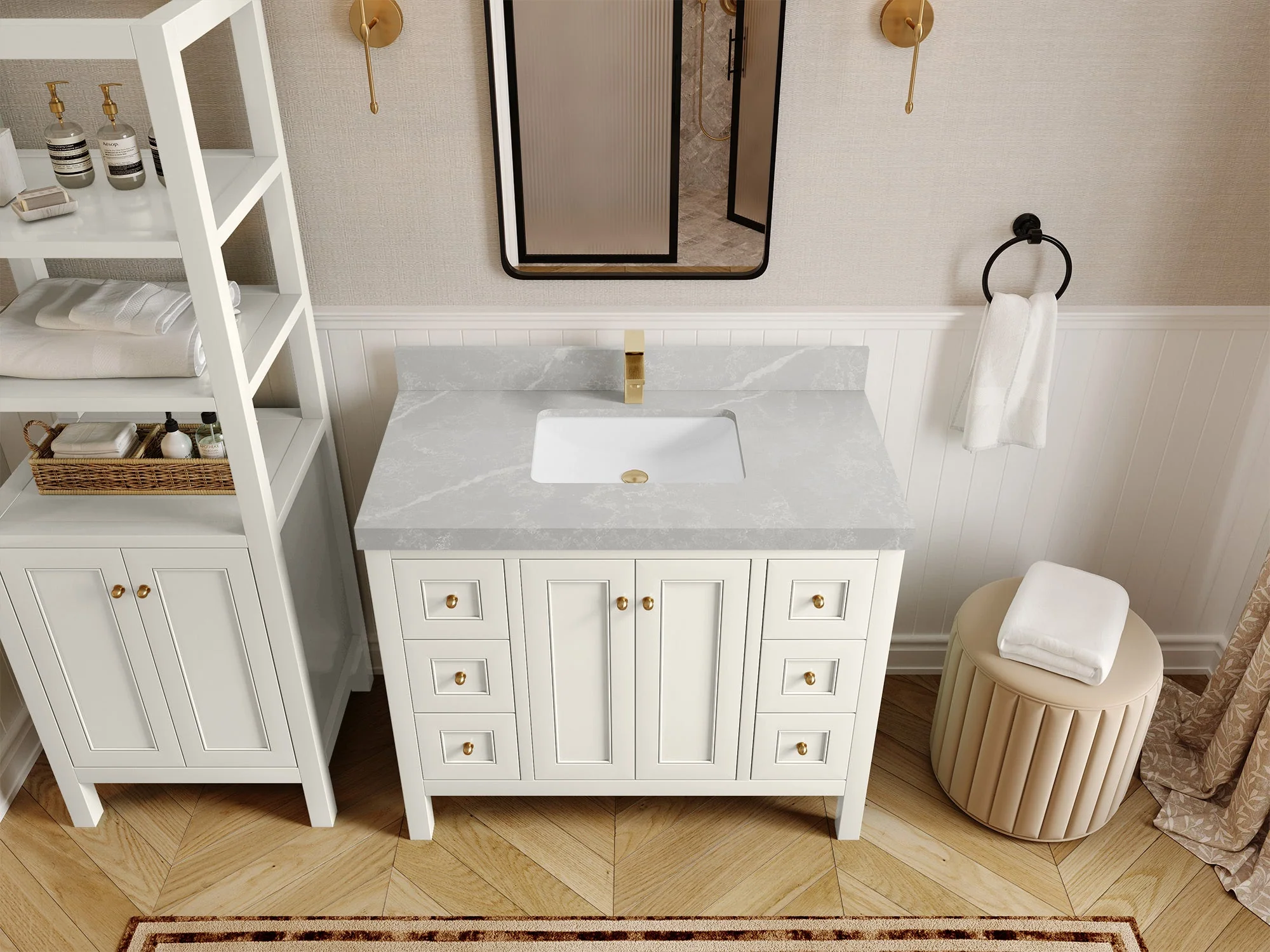 Nashville 42 in. W x 22 in. D Single Sink Bathroom Vanity - Image 32