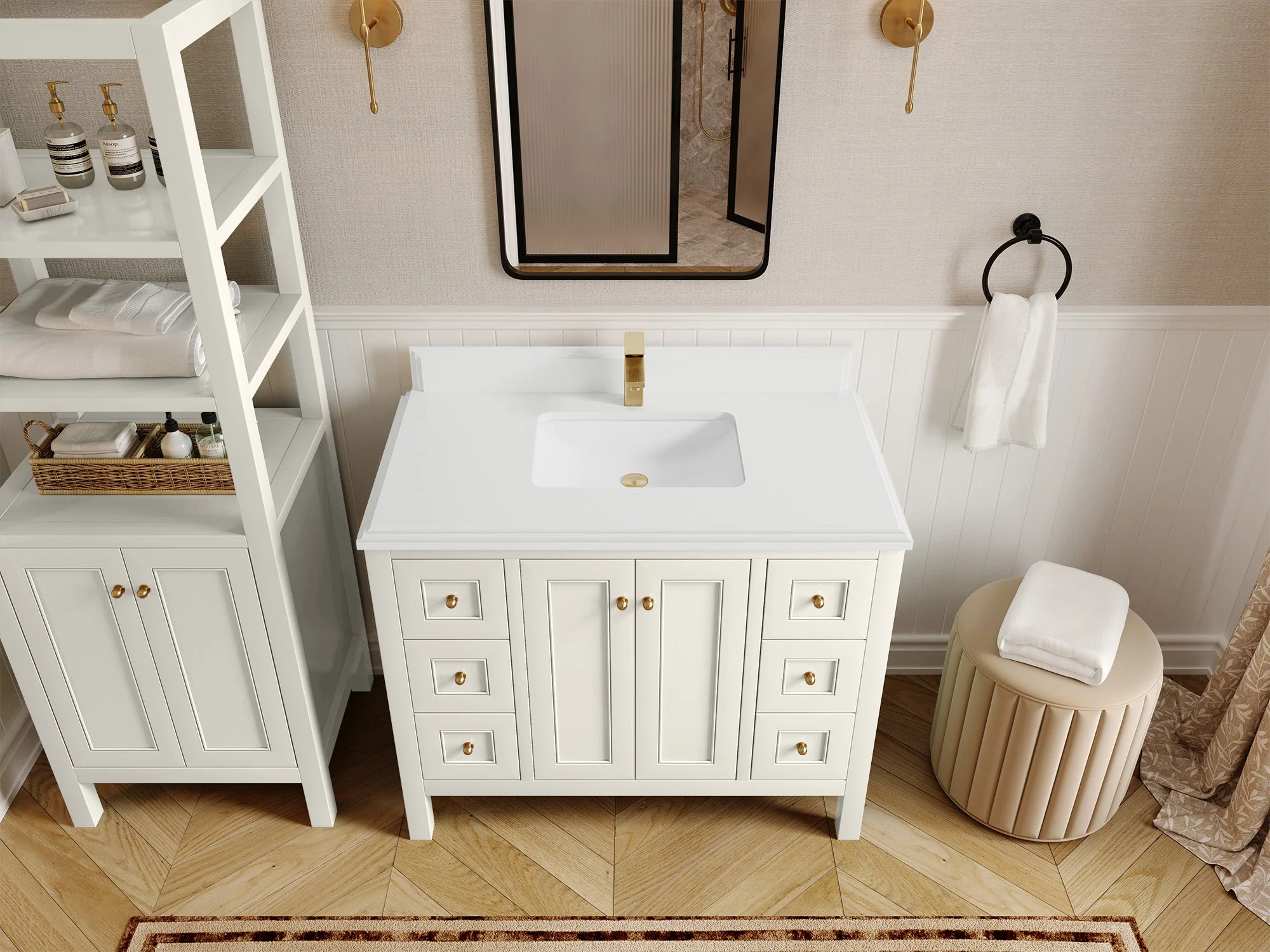 Nashville 42 in. W x 22 in. D Single Sink Bathroom Vanity - Image 48