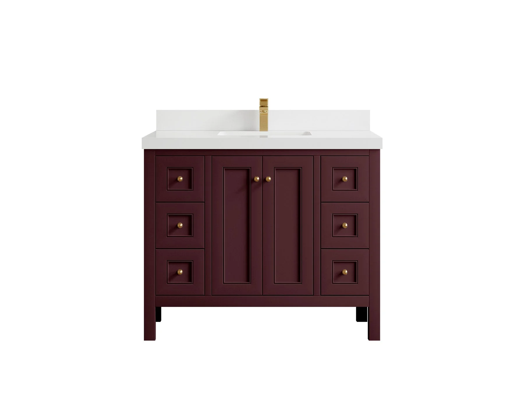 Nashville 42 in. W x 22 in. D Single Sink Bathroom Vanity - Image 40