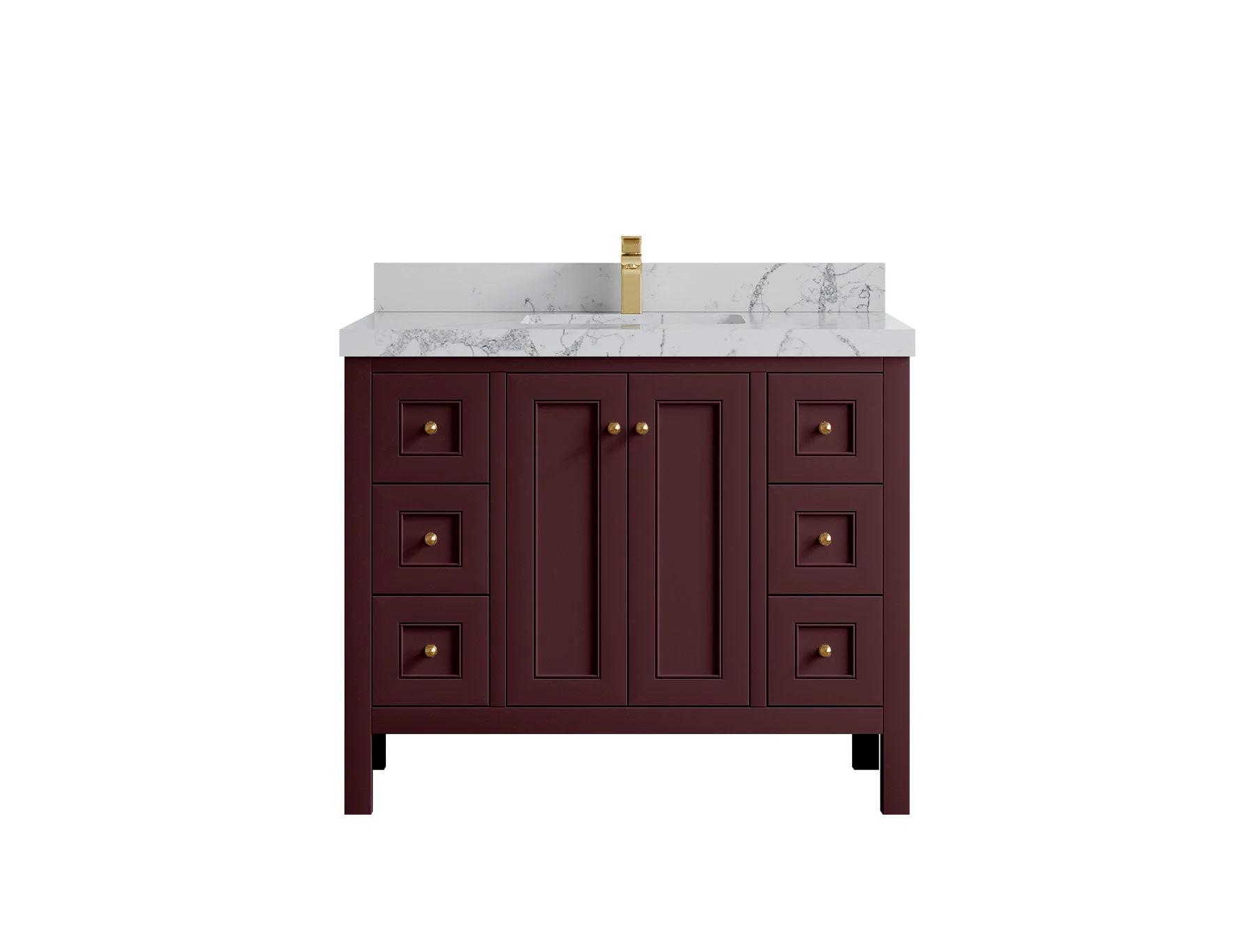 Nashville 42 in. W x 22 in. D Single Sink Bathroom Vanity - Image 42
