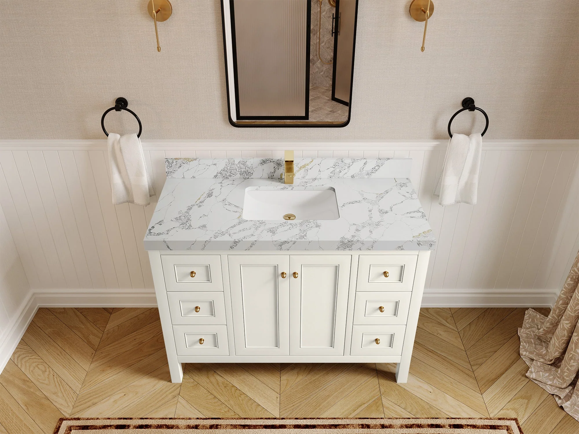 Nashville 48 in. W x 22 in. D Single Sink Bathroom Vanity - Image 16