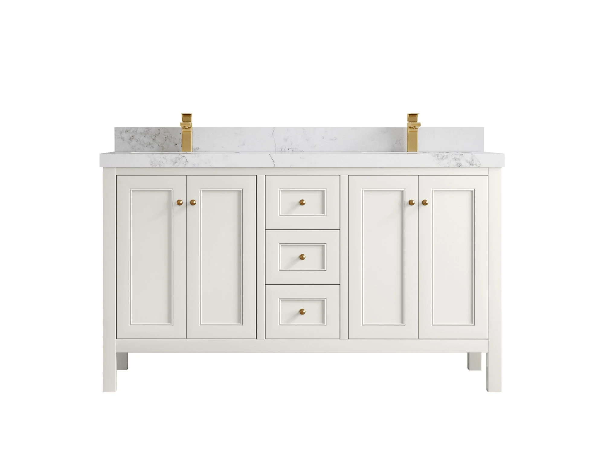 Nashville 60 in. W x 22 in. D Double Sink Bathroom Vanity - Image 23