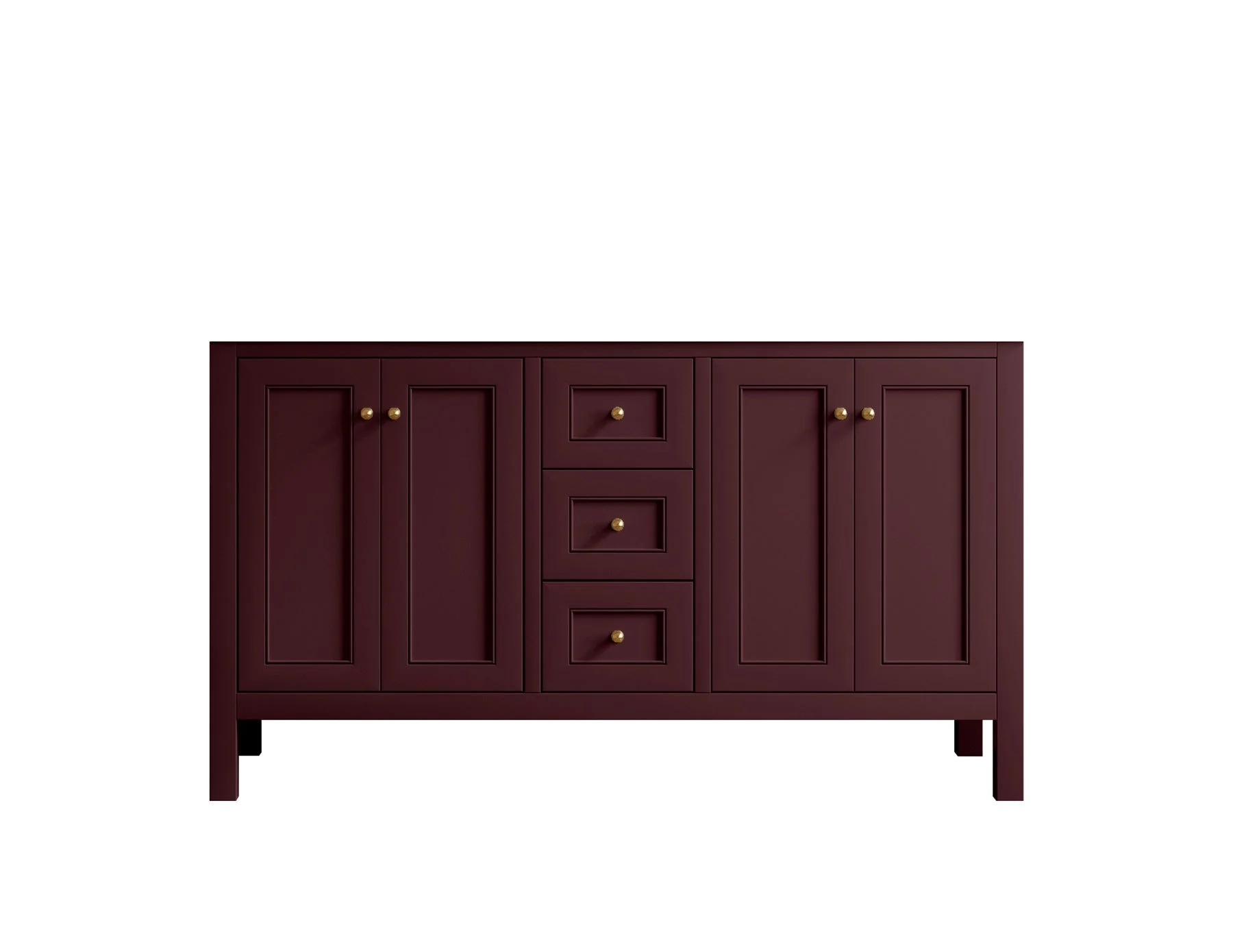 Nashville 60 in. W x 22 in. D Double Sink Bathroom Vanity - Image 49