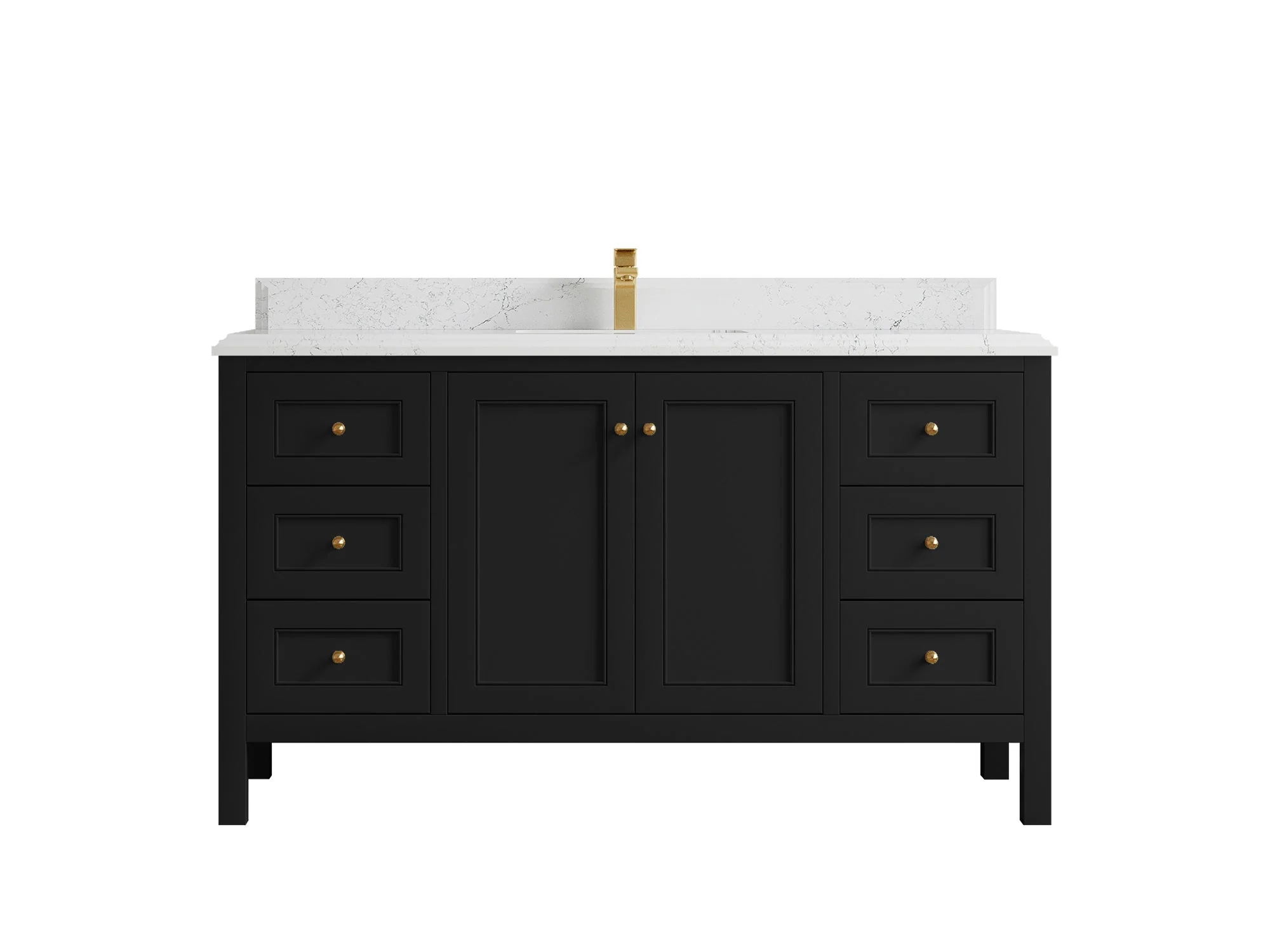 Nashville 60 in. W x 22 in. D Single Sink Bathroom Vanity - Image 19