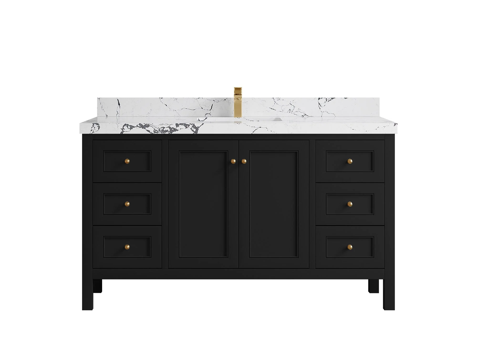 Nashville 60 in. W x 22 in. D Single Sink Bathroom Vanity - Image 31