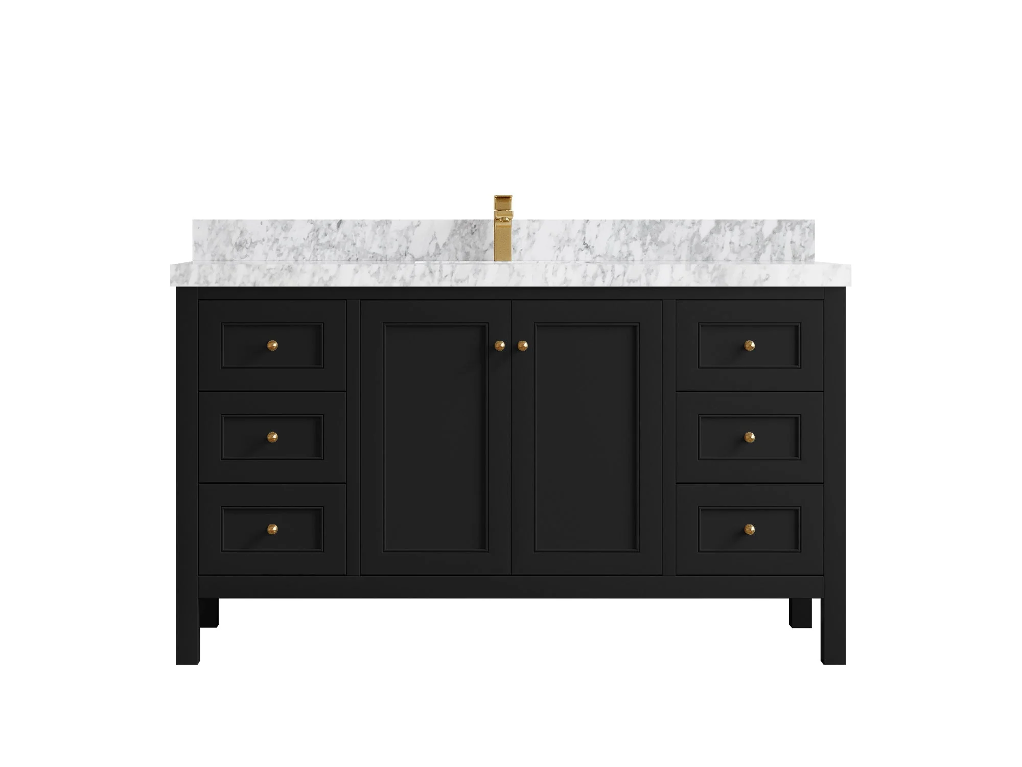 Nashville 60 in. W x 22 in. D Single Sink Bathroom Vanity - Image 35