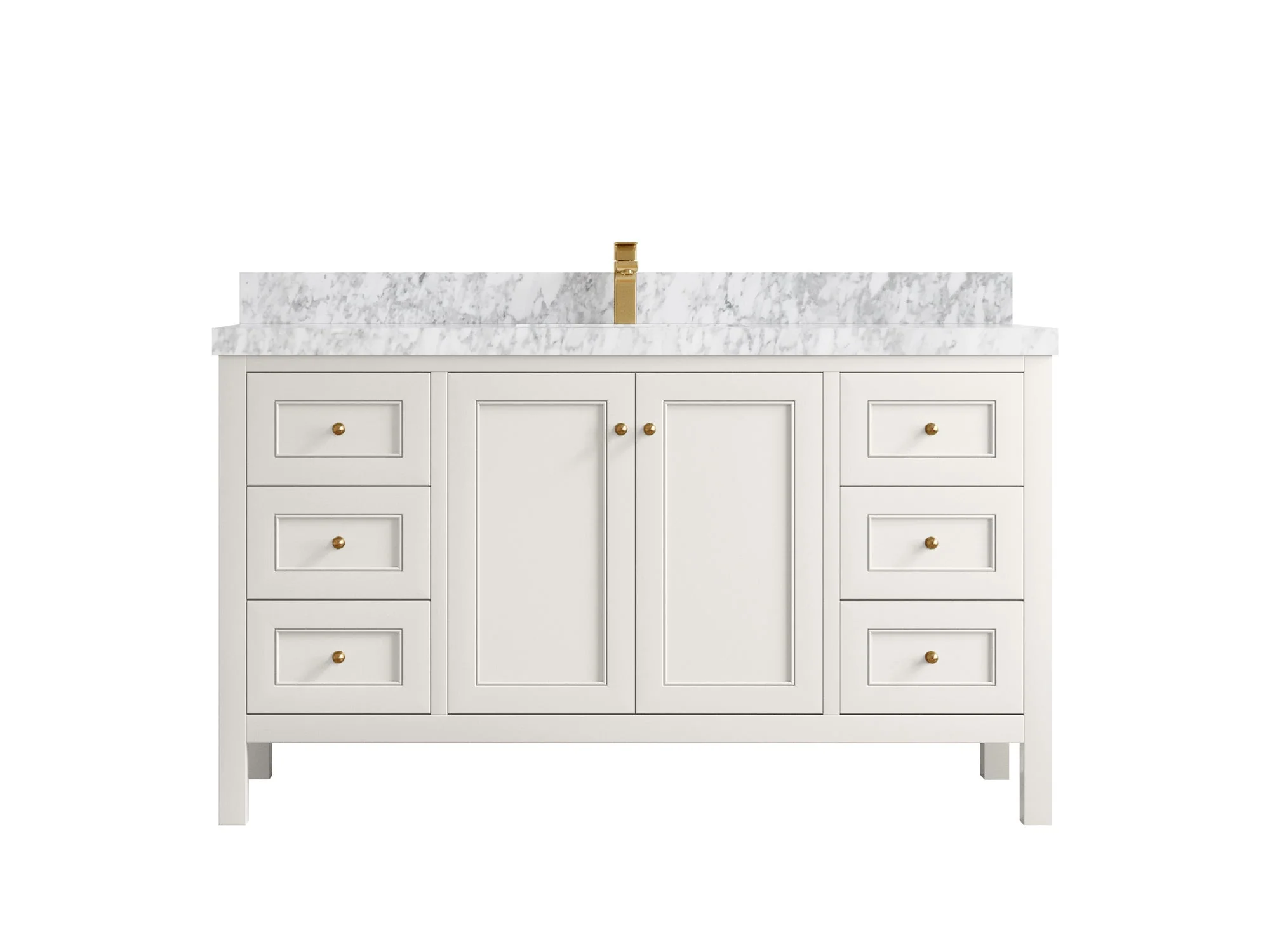 Nashville 60 in. W x 22 in. D Single Sink Bathroom Vanity - Image 29