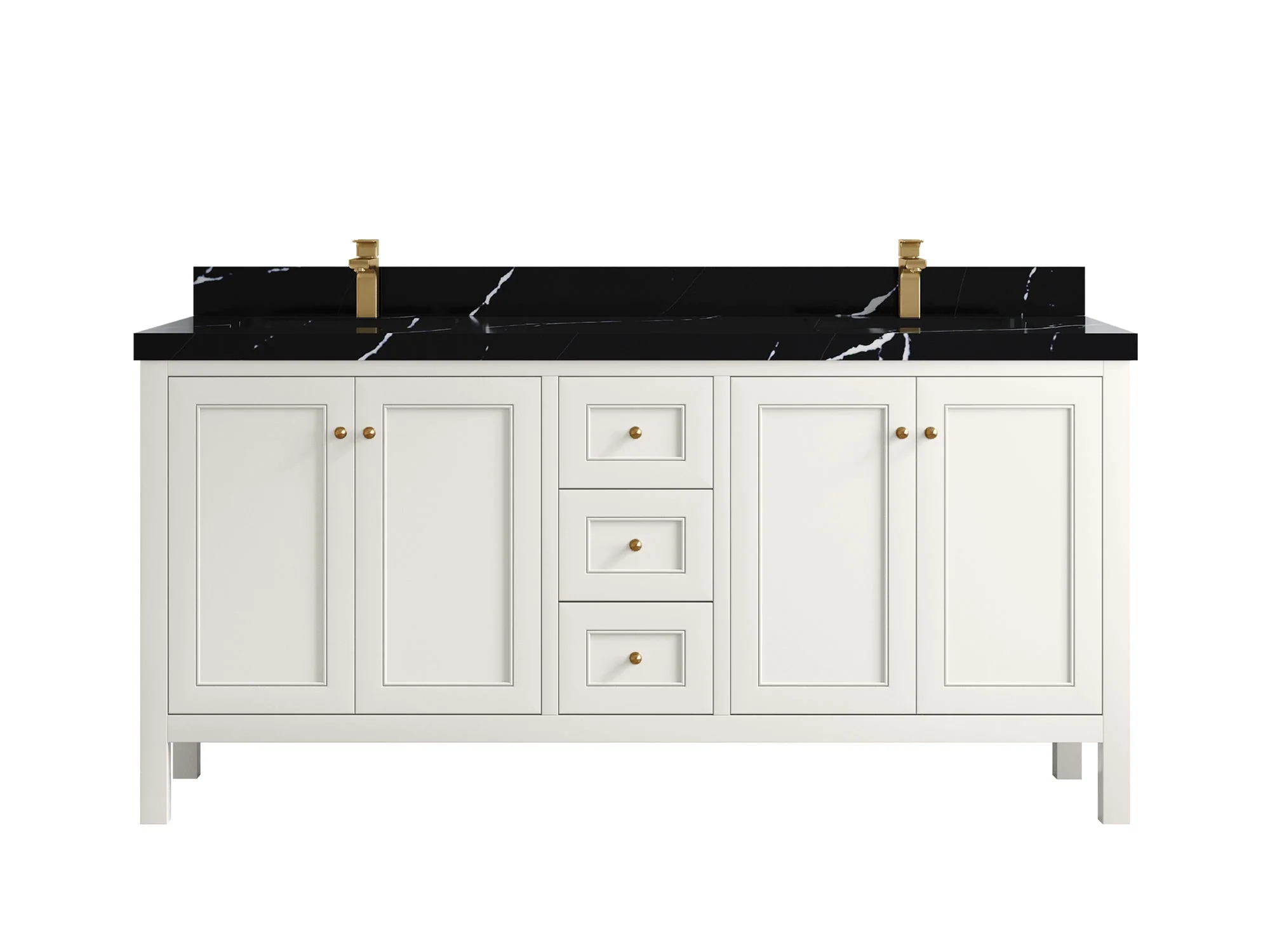 Nashville 72 in. W x 22 in. D Double Sink Bathroom Vanity - Image 29