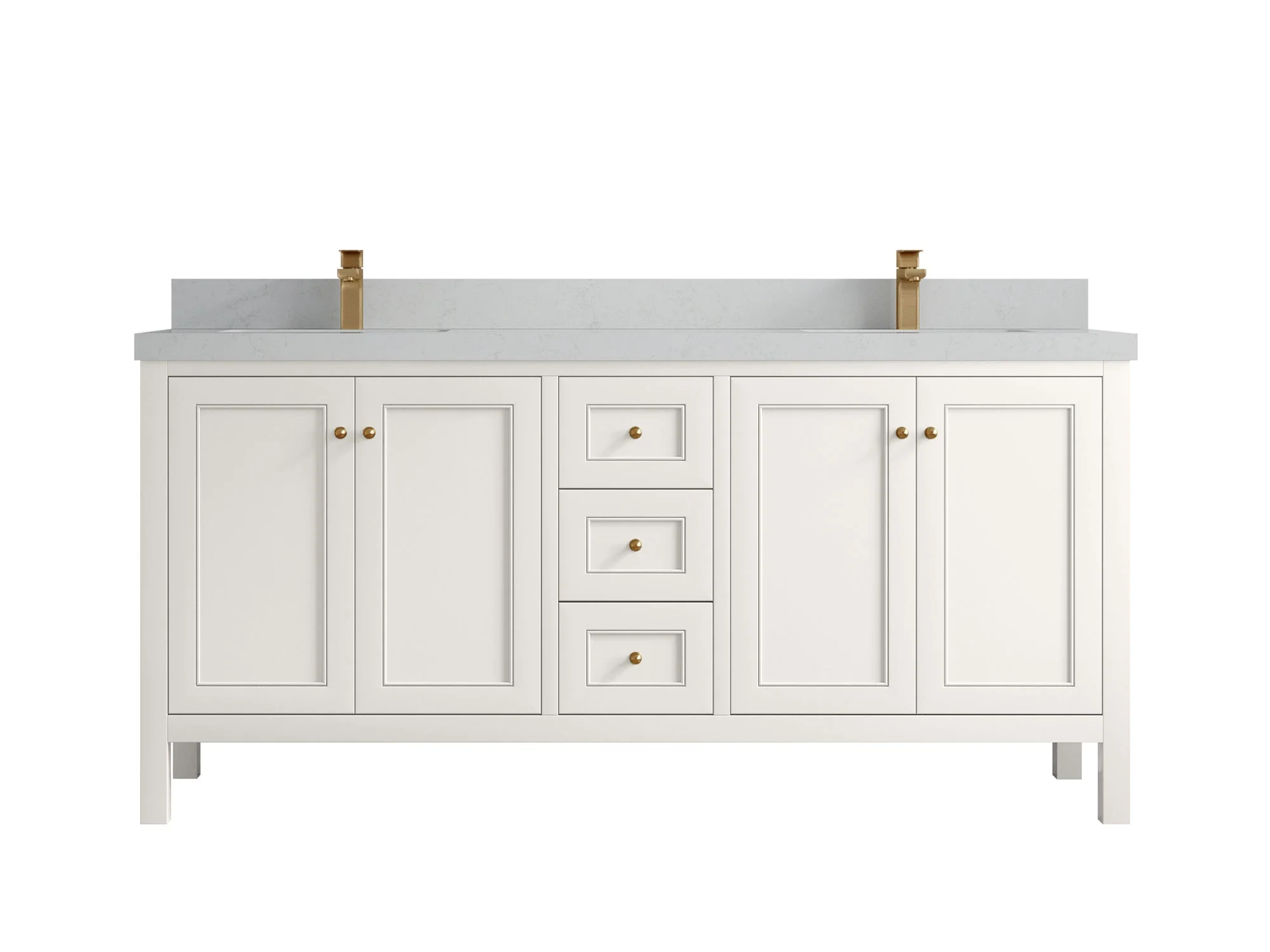 Nashville 72 in. W x 22 in. D Double Sink Bathroom Vanity - Image 43