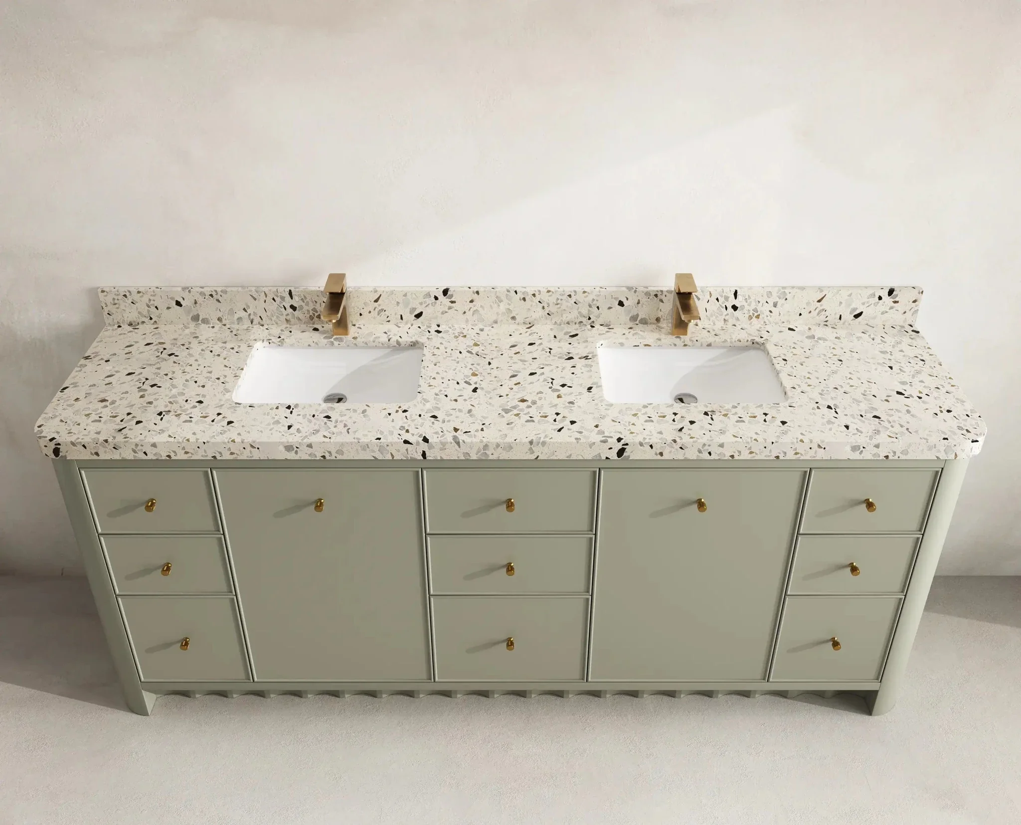 Orlando 84 in. W x 22 in. D Double Sink Bathroom Vanity - Image 14