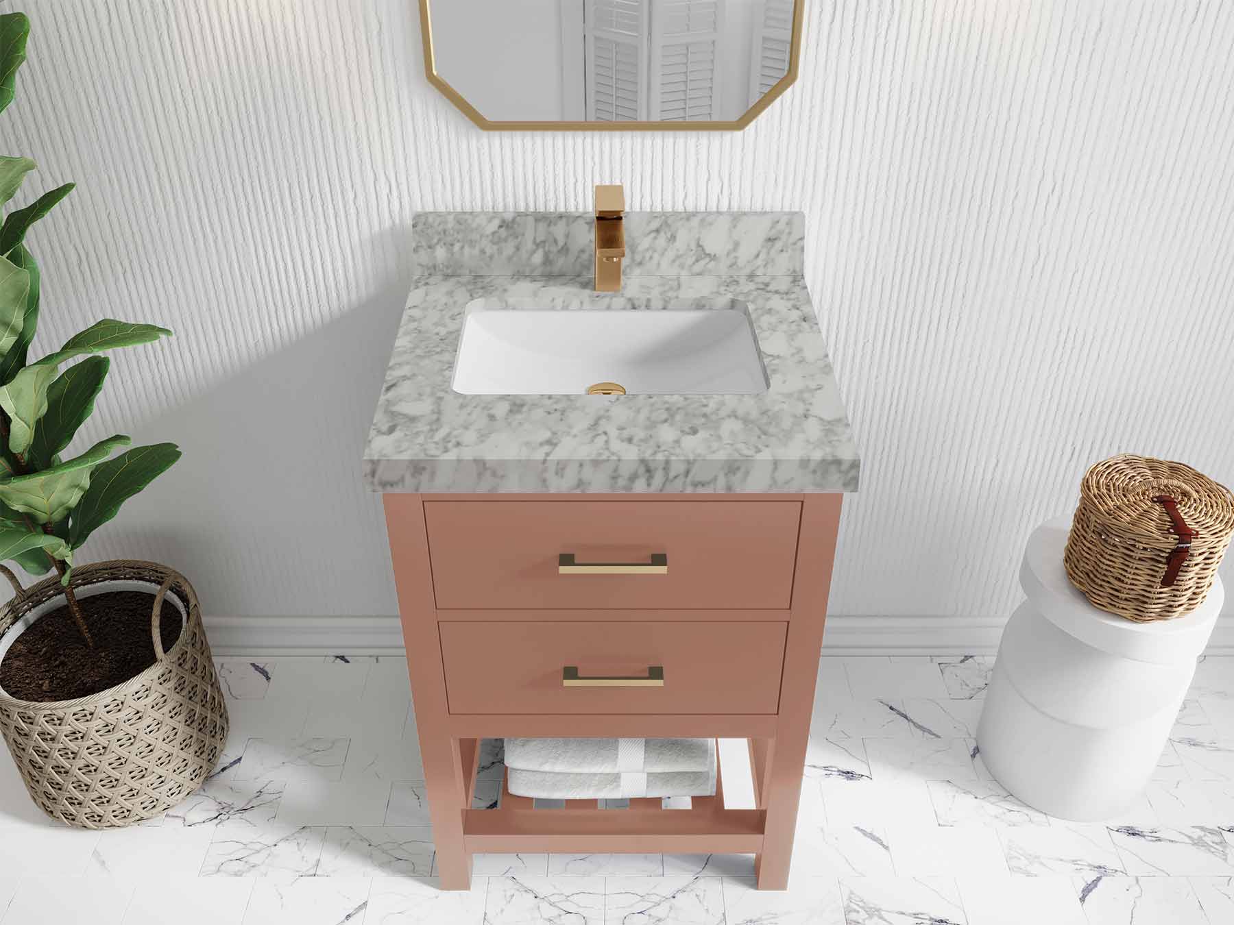 Parker 24 in. W x 22 in. D Single Sink Bathroom Vanity - Image 10