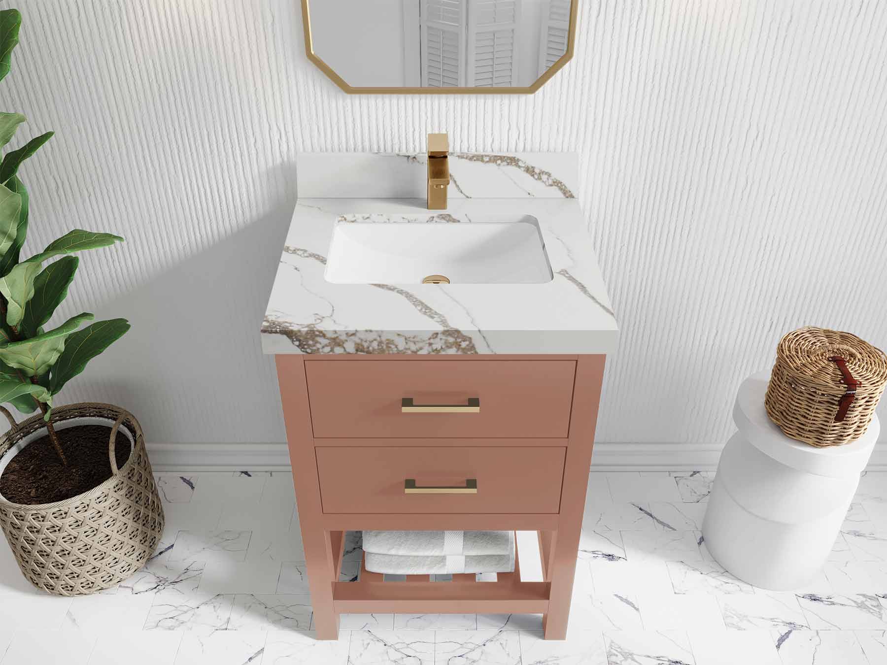 Parker 24 in. W x 22 in. D Single Sink Bathroom Vanity - Image 14
