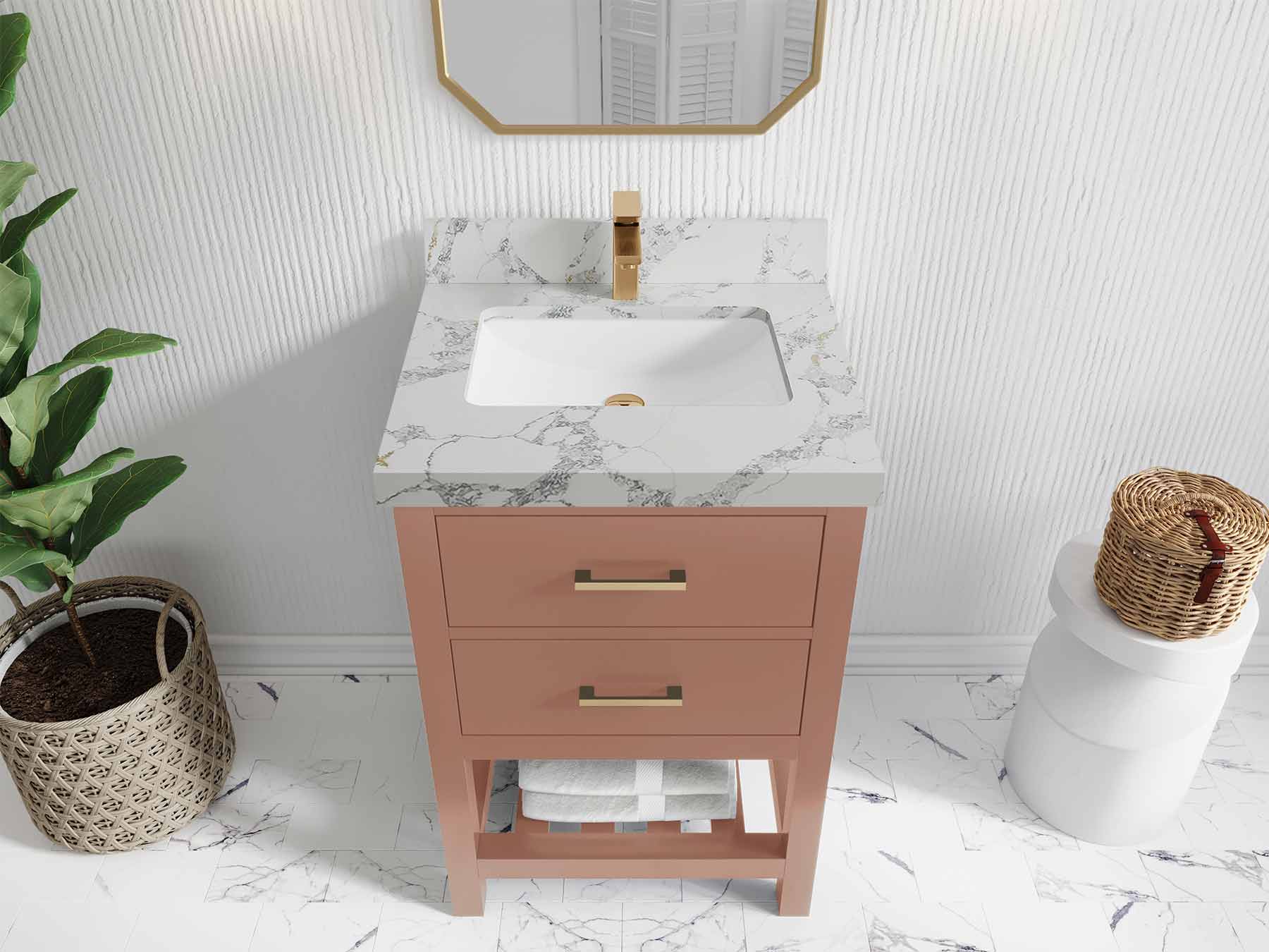 Parker 24 in. W x 22 in. D Single Sink Bathroom Vanity - Image 18