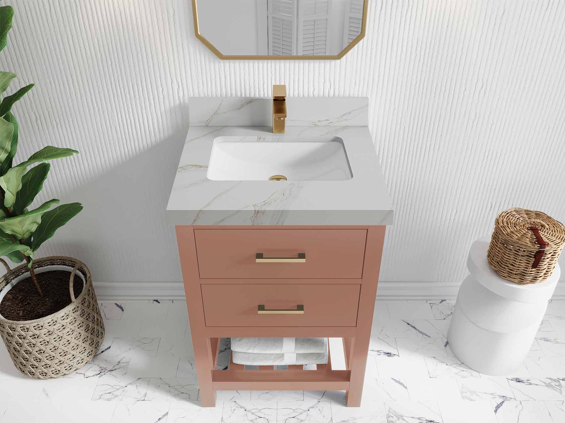 Parker 24 in. W x 22 in. D Single Sink Bathroom Vanity - Image 20