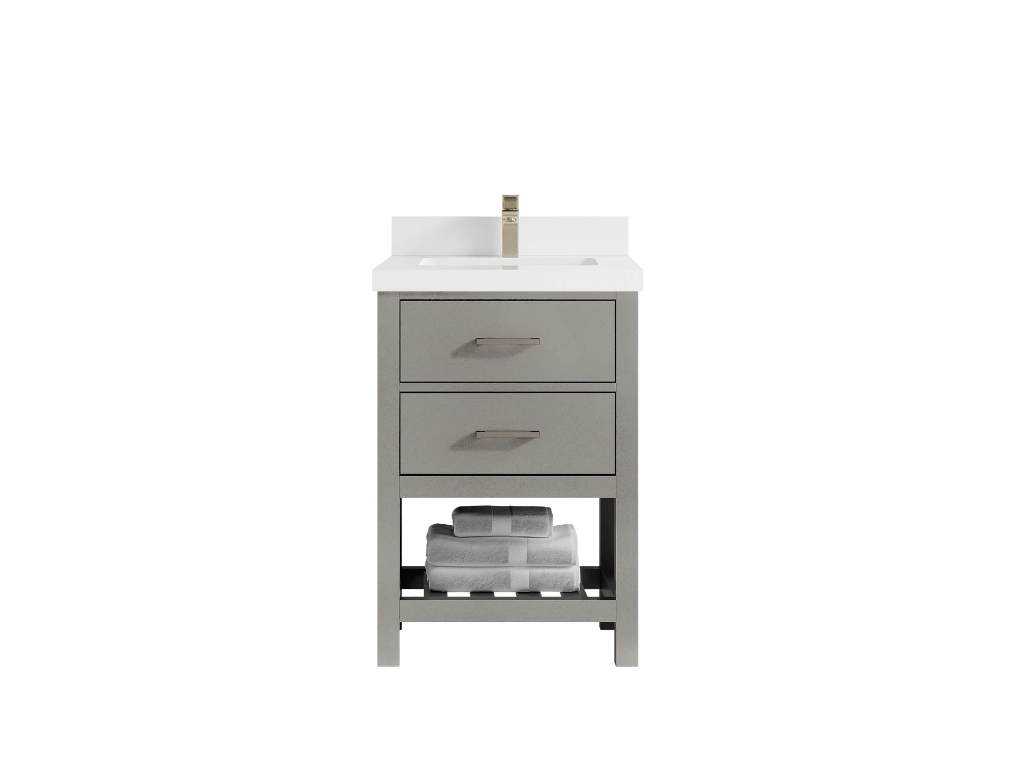 Parker 24 in. W x 22 in. D Single Sink Bathroom Vanity - Image 26