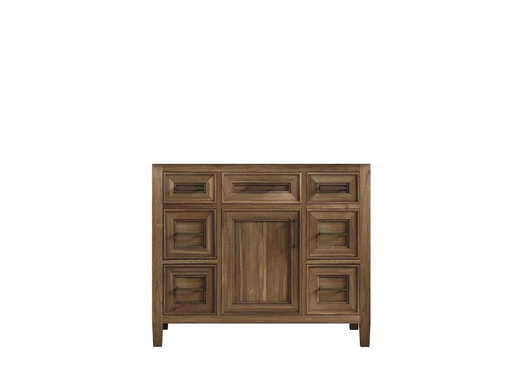 Santa Monica Teak Wood 42 in. W x 22 in. D Single Sink Bathroom Vanity - Image 6