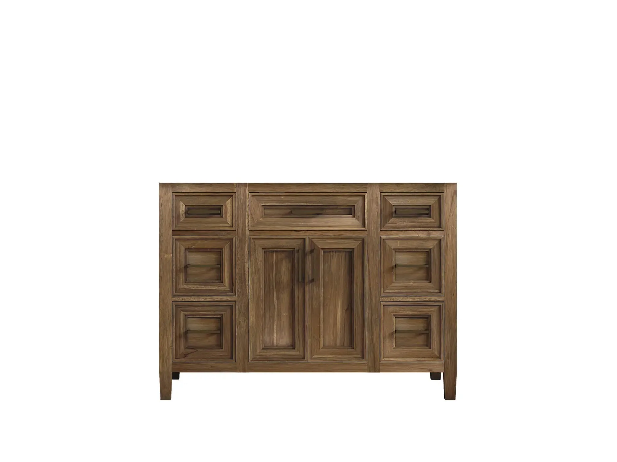 Santa Monica Teak Wood 48 in. W x 22 in. D Single Sink Bathroom Vanity - Image 6