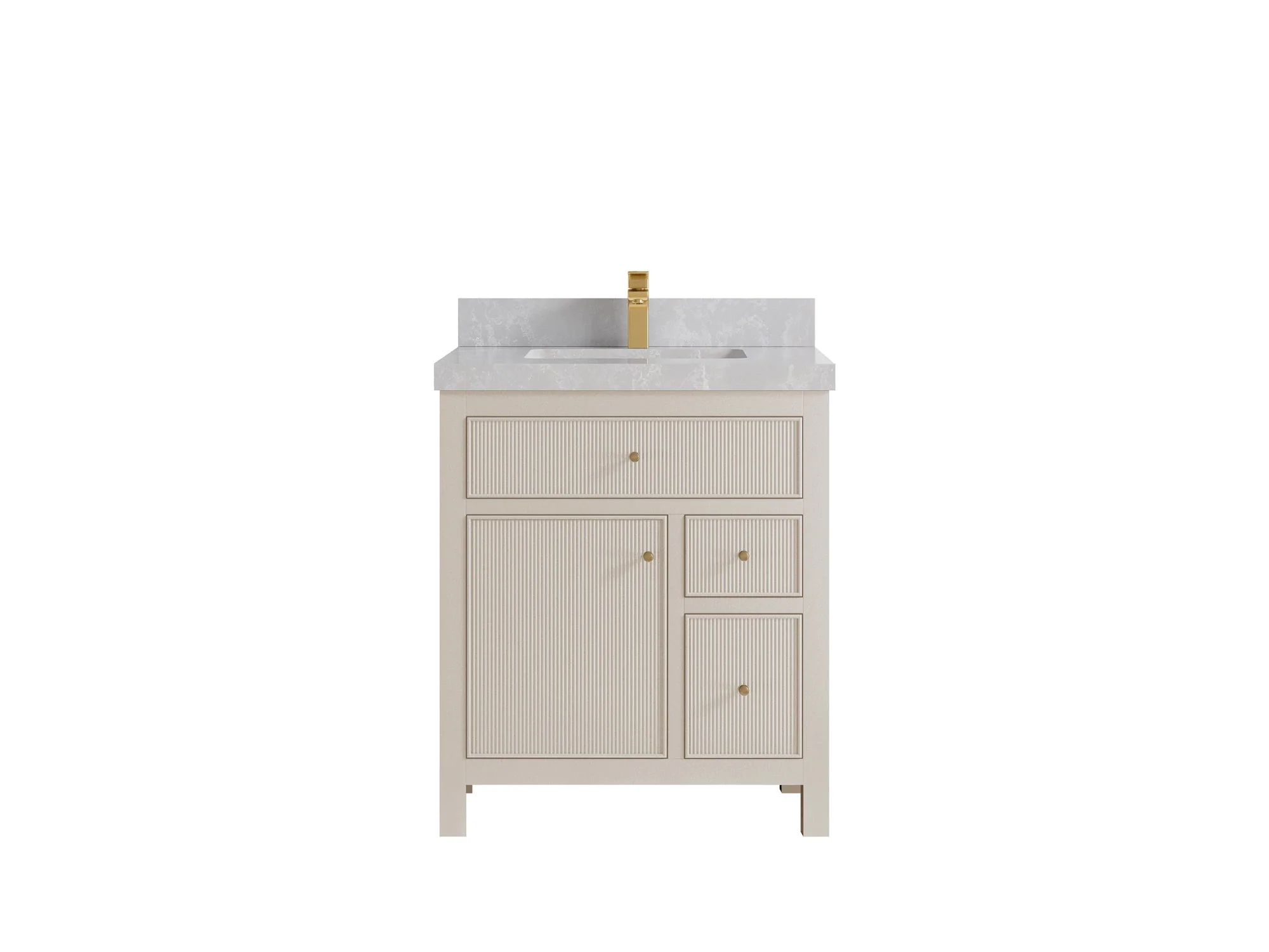 Sonoma 30 in W x 22 in D Reeded Free Standing Single Sink Bathroom Vanity - Image 18