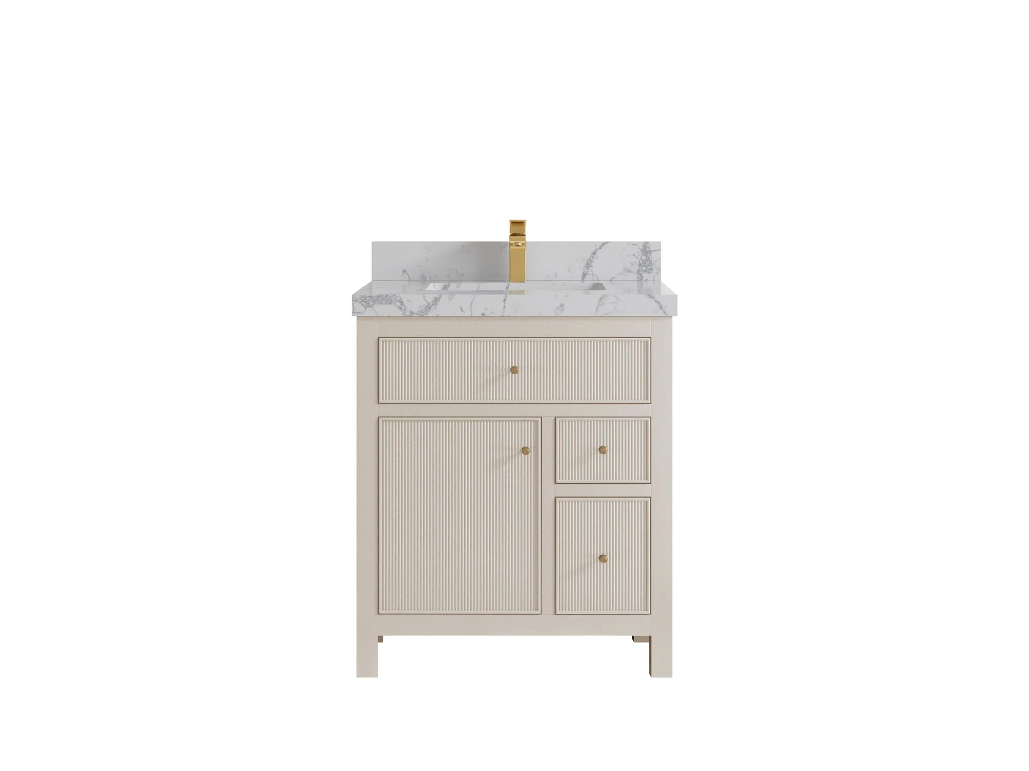 Sonoma 30 in W x 22 in D Reeded Free Standing Single Sink Bathroom Vanity - Image 23