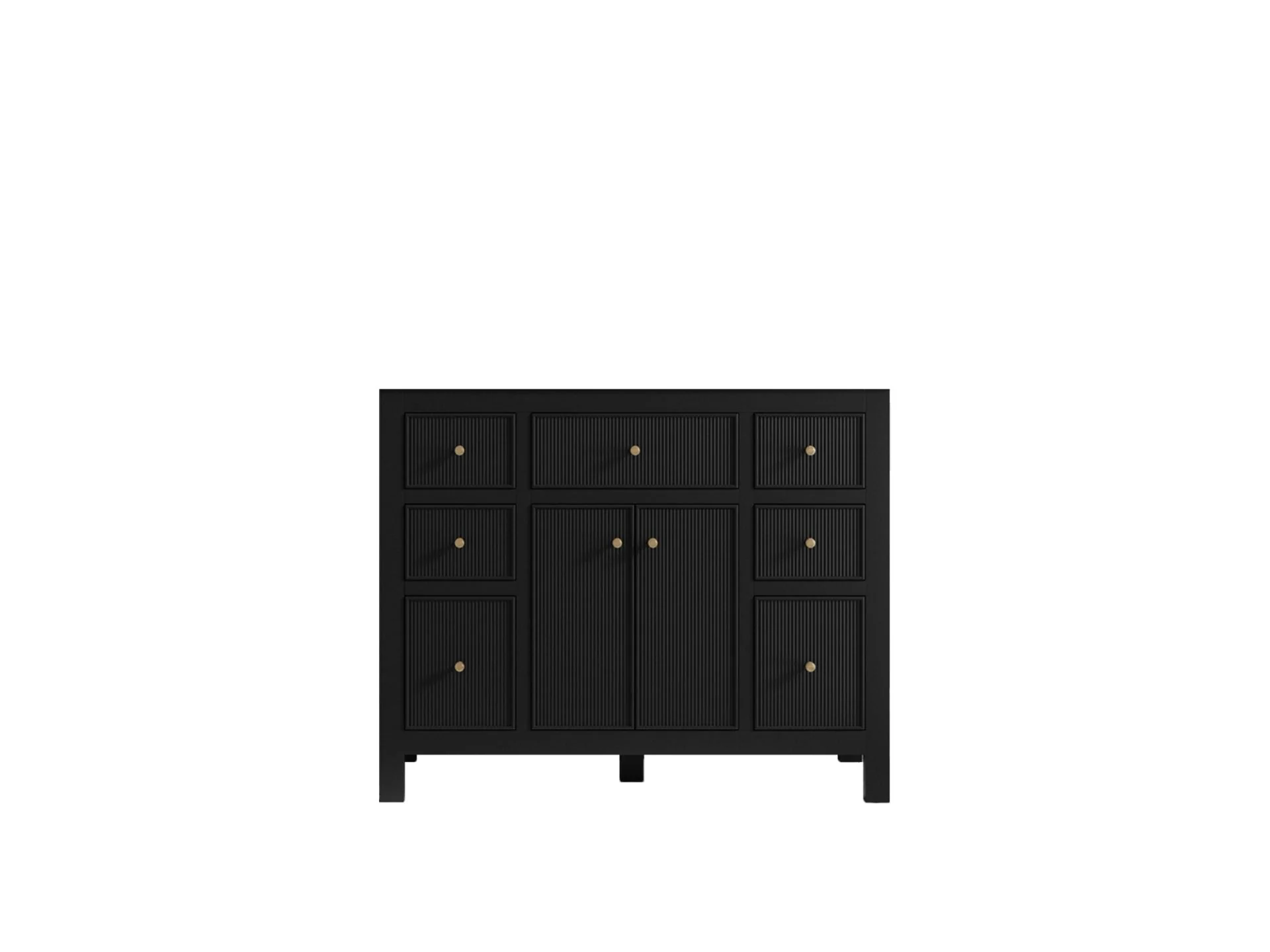 Sonoma 42 in W x 22 in D Free Standing Reeded Single Sink Bathroom Vanity - Image 7