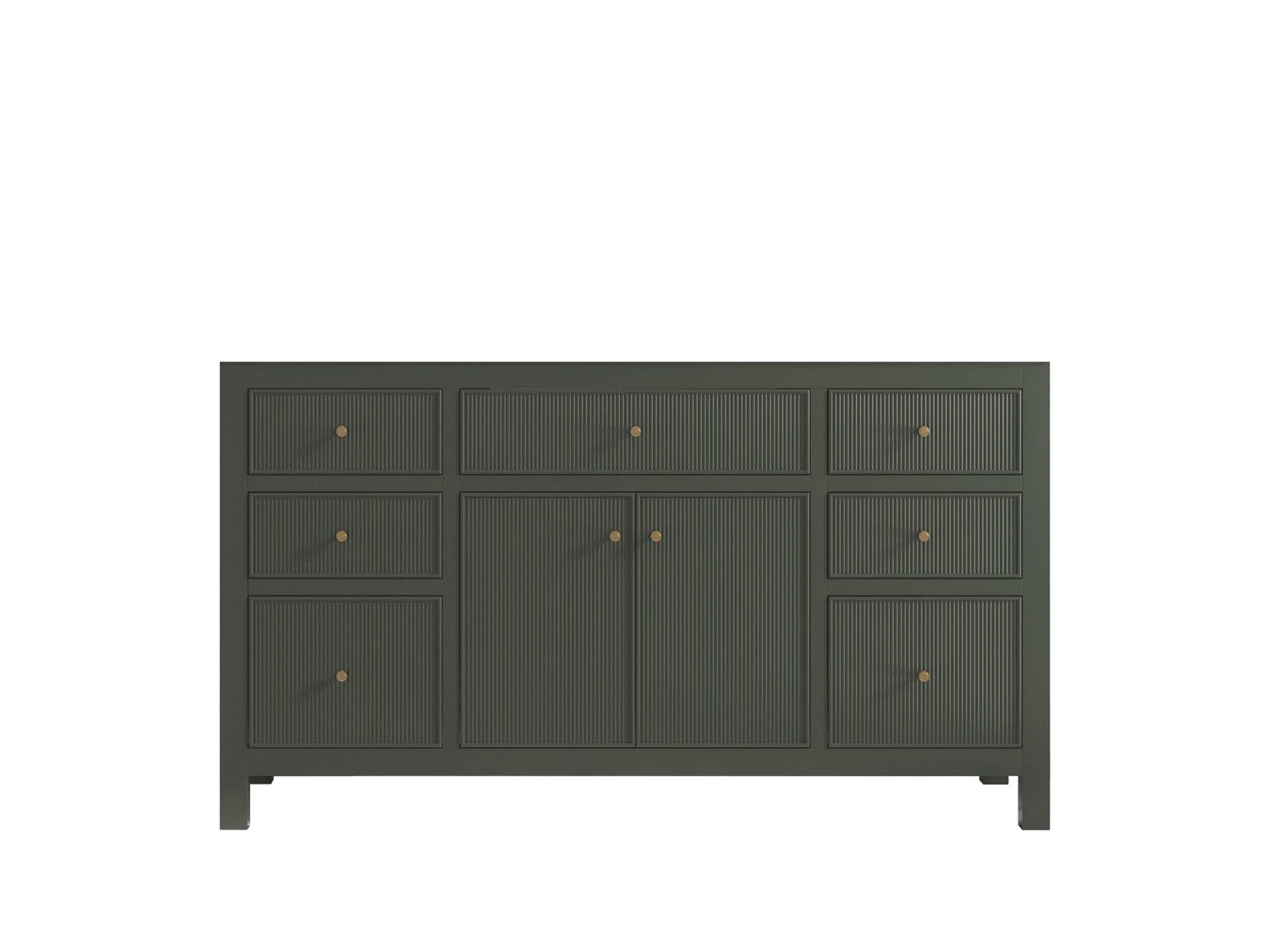 Sonoma 60 in W x 22 in D Free Standing Reeded Single Sink Bathroom Vanity - Image 7
