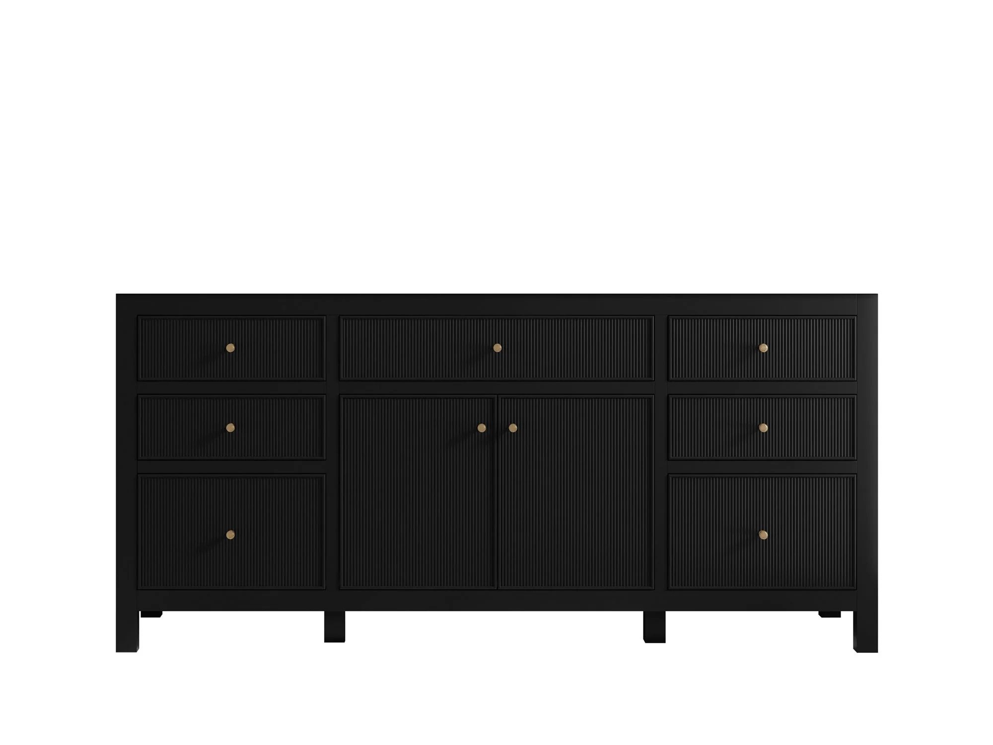 Sonoma 72 in W x 22 in D Free Standing Reeded Single Sink Bathroom Vanity - Image 7